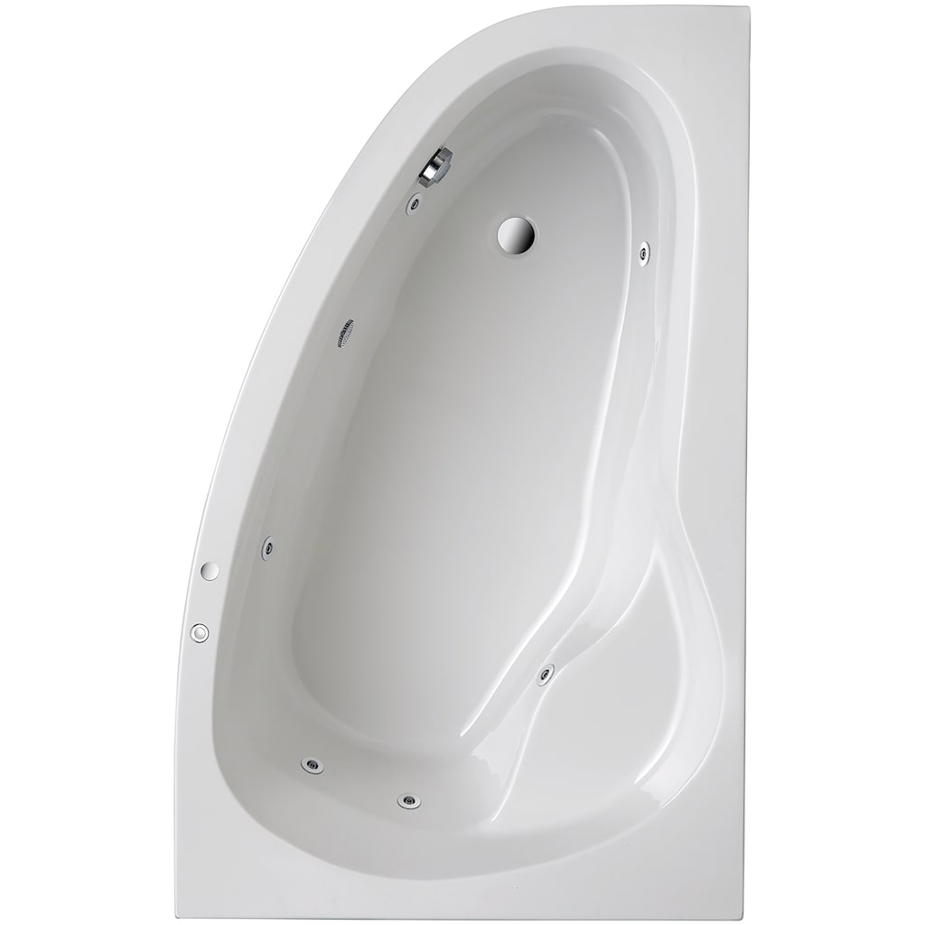 OTTOFOND Whirlpool-Badewanne »Loredana«, (Komplett-Set)