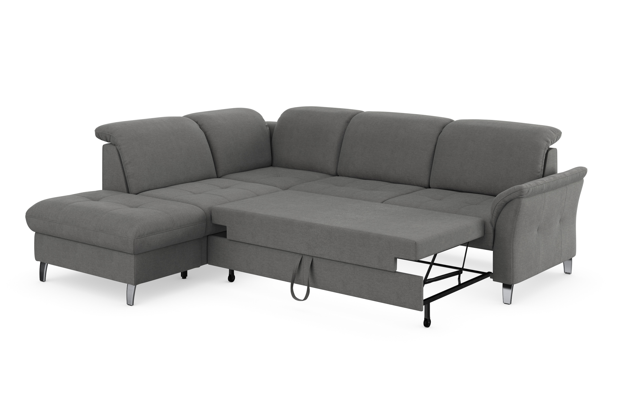 sit&more Ecksofa »Maggiore L-Form«, wahlweise mit Kopfteilverstellung, Bettfunktion und Stauraum