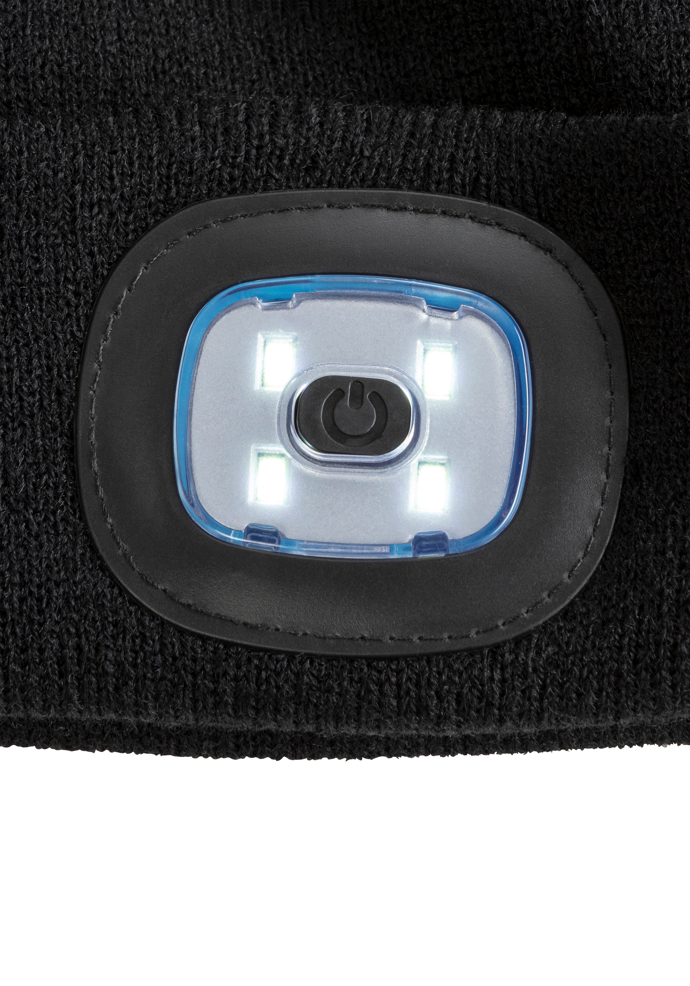 Heatkeeper Strickmütze »MEN THERMAL BEANIE+LED LIGHT RECHARGE« wiederaufladbarer, abnehmbaren LED-Leuchte für die dunkle Jahreszeit
