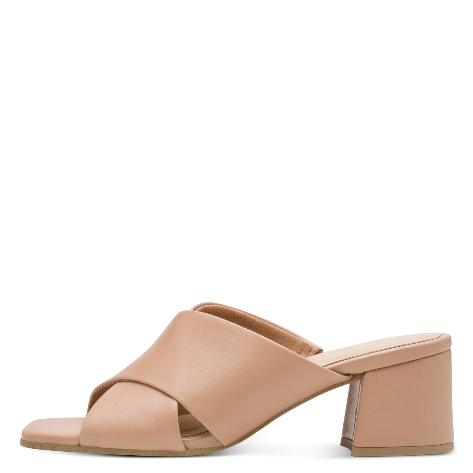 MARCO TOZZI Pantolette  , Blockabsatz, Sommerschuh, Schlappen mit gekreuzter Bandage