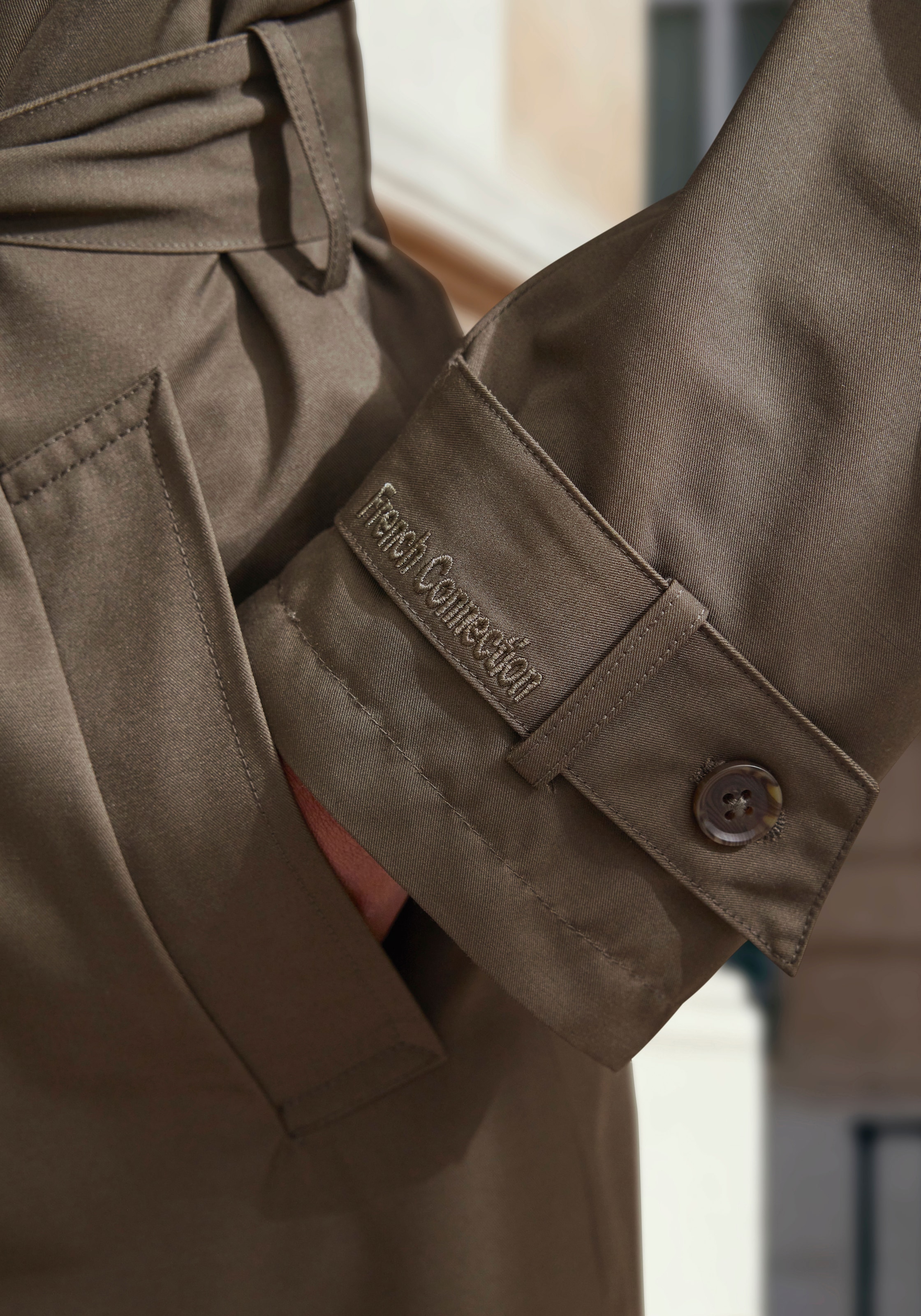 French Connection Trenchcoat Trenchcoat im Blouson-Style