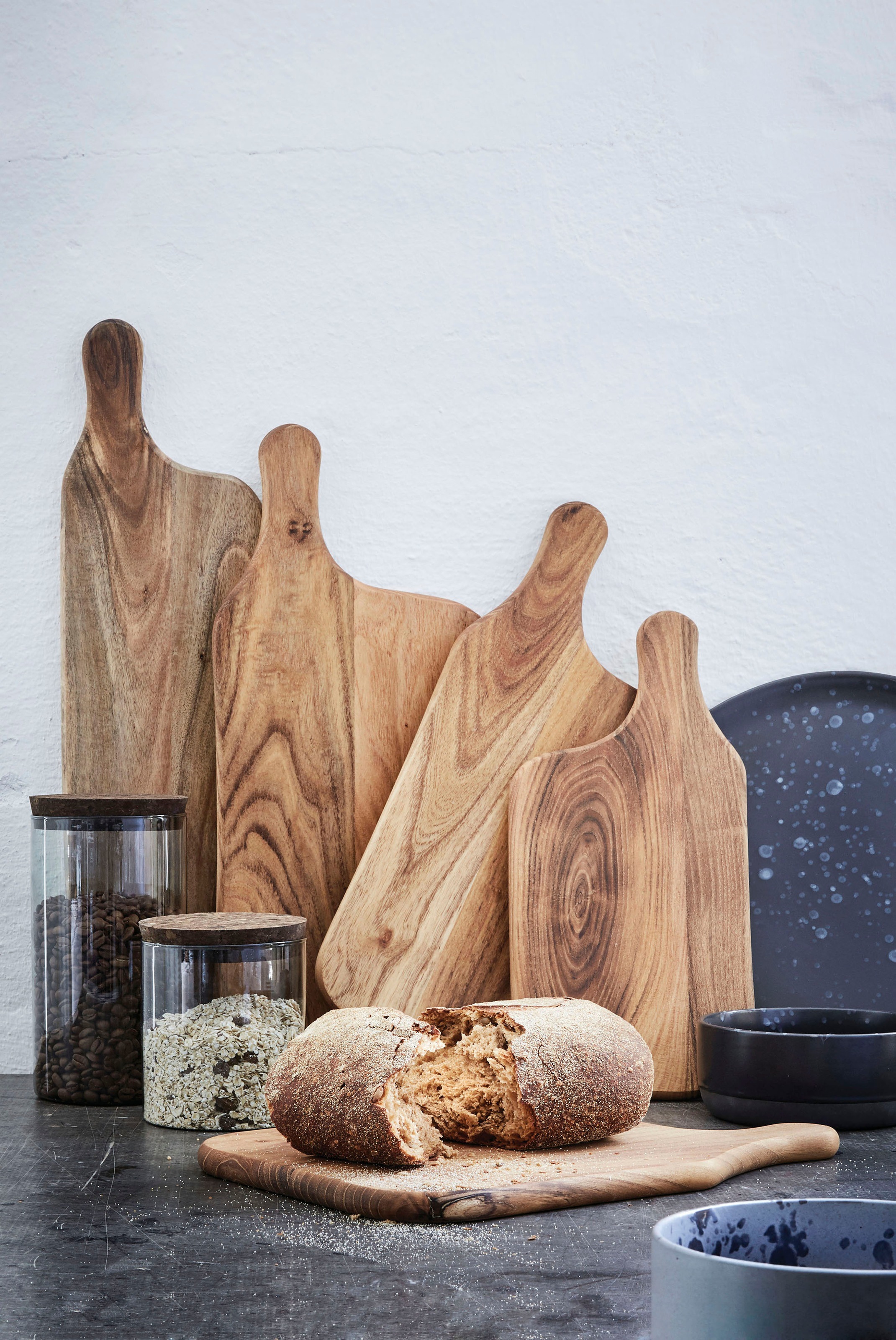 aida RAW Schneidebrett »RAW Teak«, organisch, jedes Stück ein Unikat