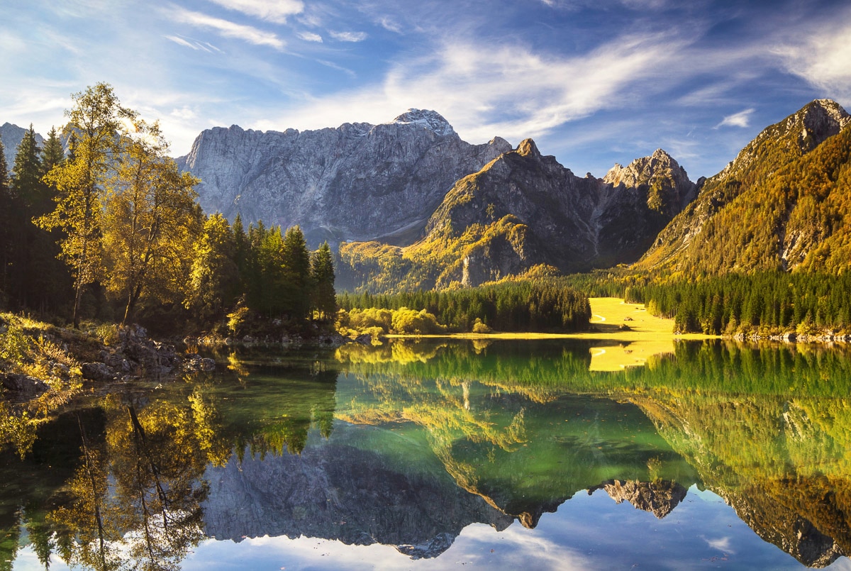 Papermoon Fototapete »Fluss in Landschaft« günstig online kaufen