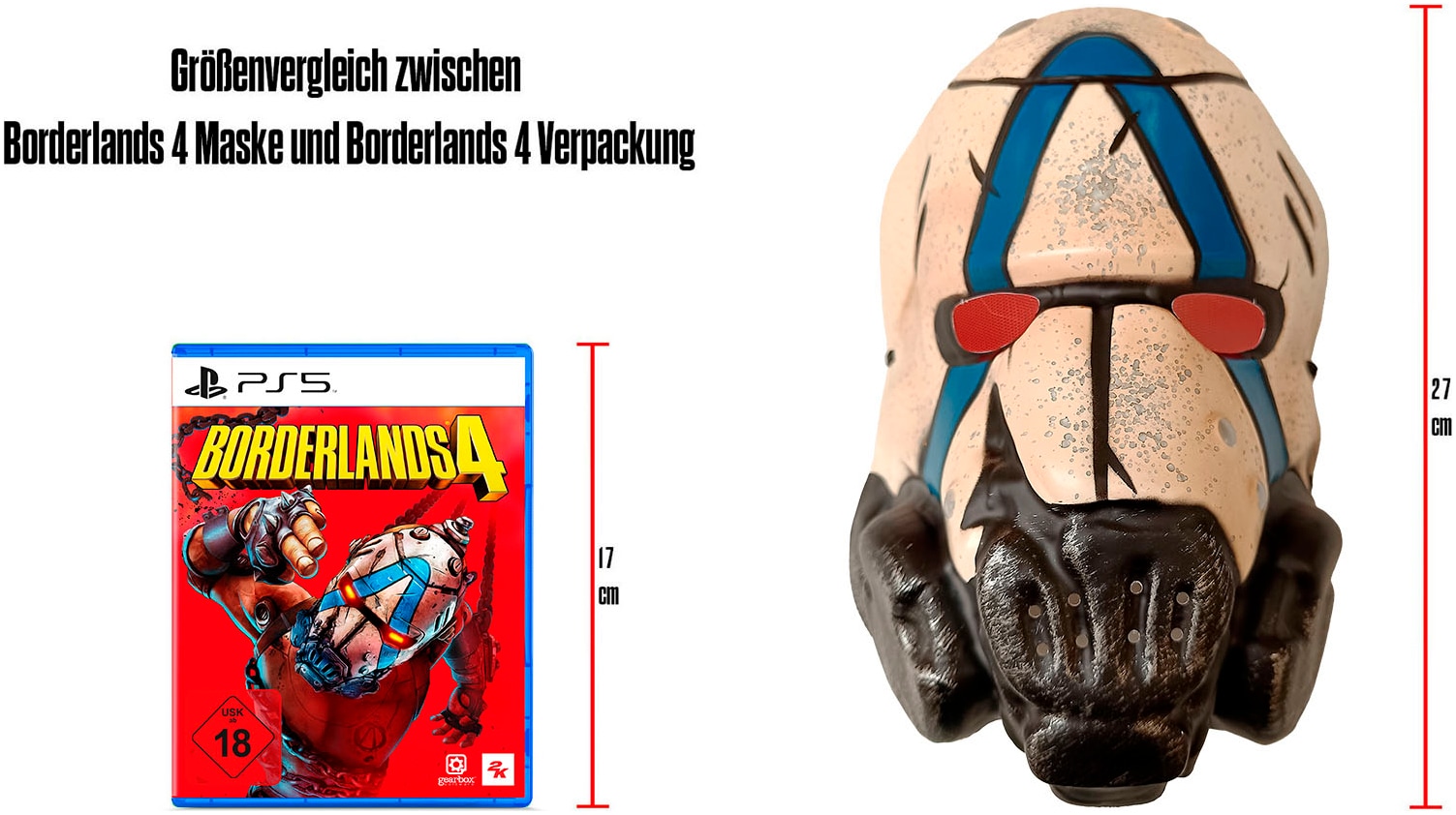2K Spielesoftware »Borderlands 4 | inkl. tragbarer Gesichtsmaske, exklusiv bei OTTO!«, PlayStation 5