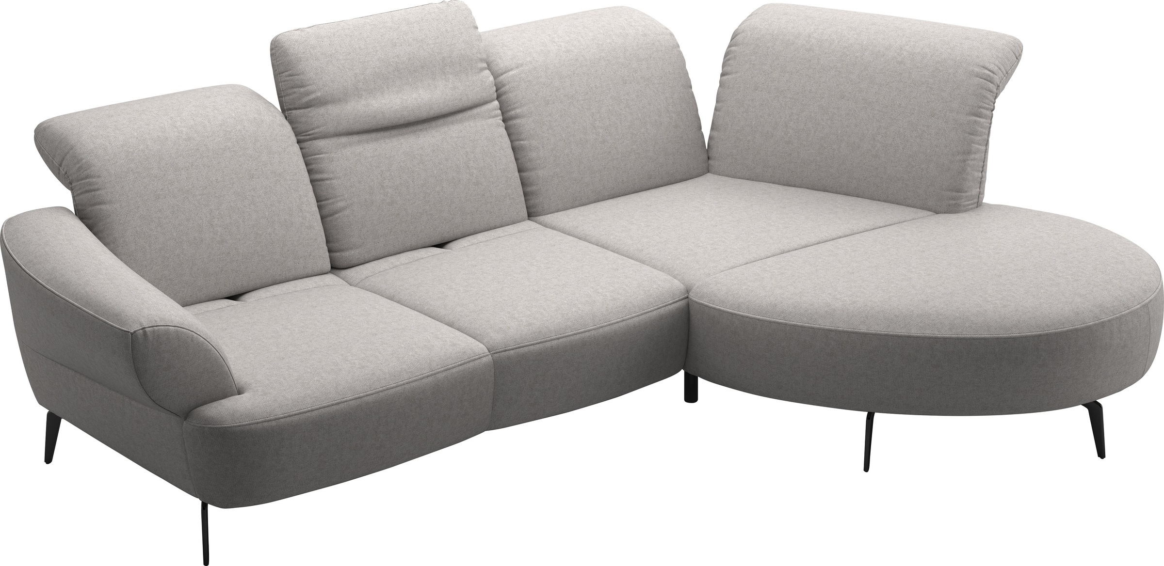 sit&more Ecksofa »Dance«, inkl.System Click&Seat und Sitztiefenverstellung