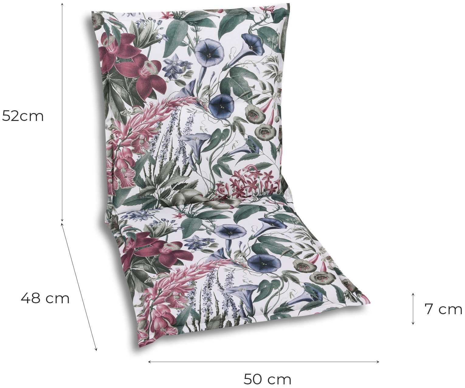 GO-DE Sitzauflage Maße ca.: 50 cm x 100 cm x 7 cm