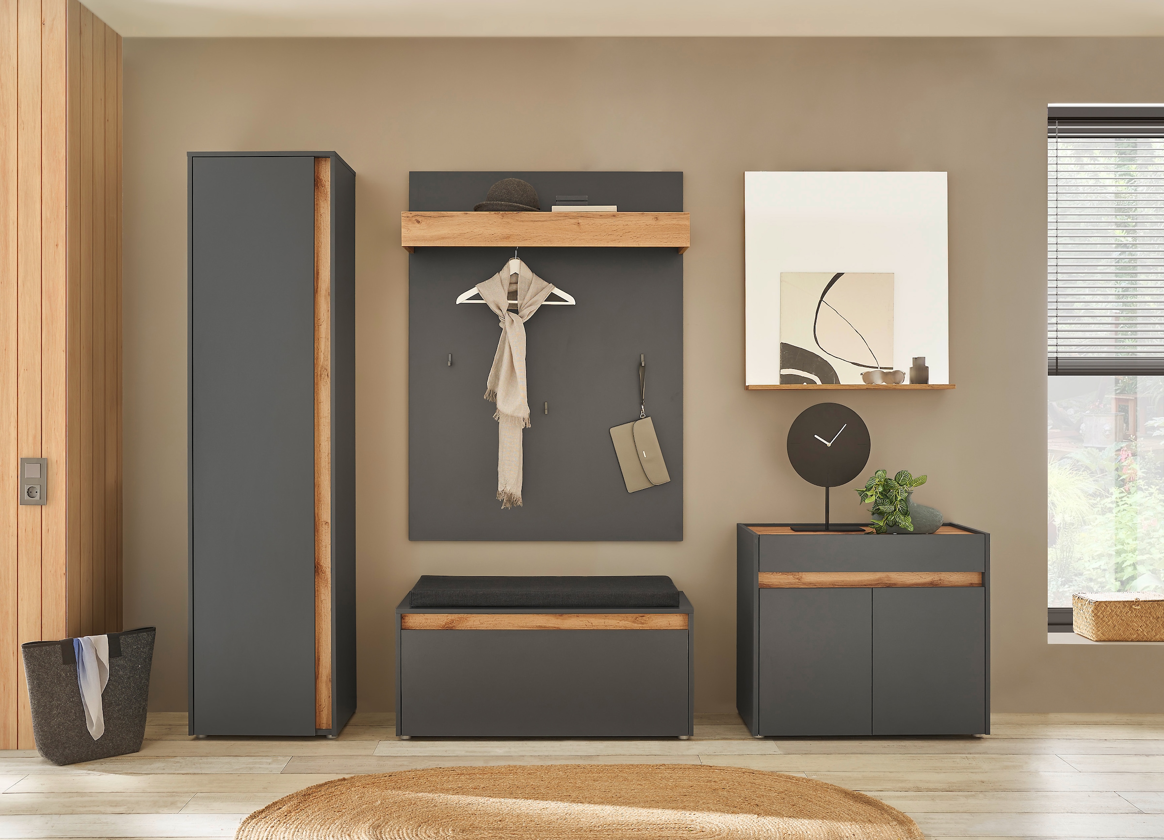 INOSIGN Garderoben-Set »GIRON/CiTY, moderne Garderobe, Komplettset mit viel günstig online kaufen
