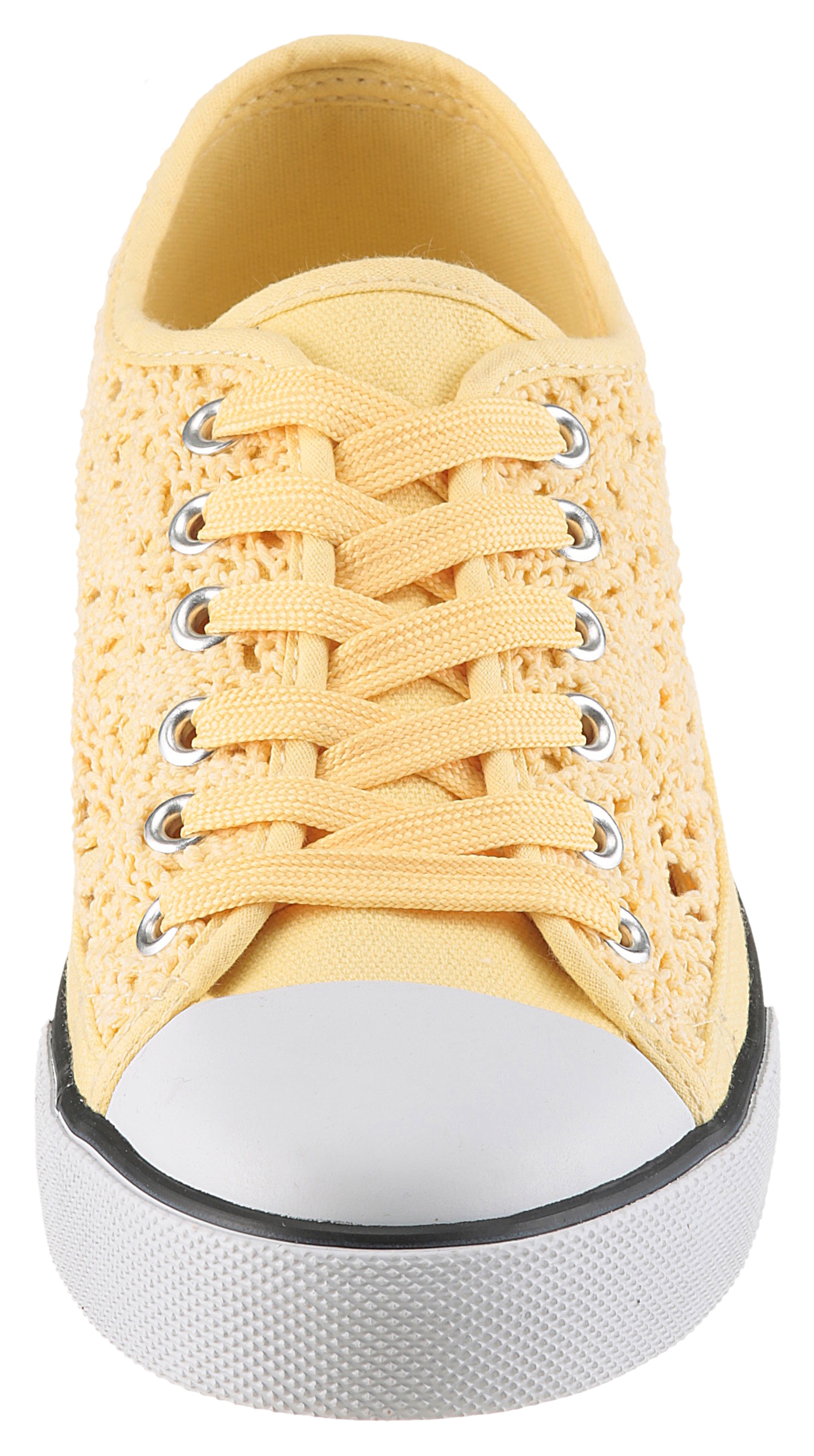 Aniston SHOES Sneaker  Schnürschuh, Freizeitschuh in Häkeloptik - NEUE KOLLEKTION