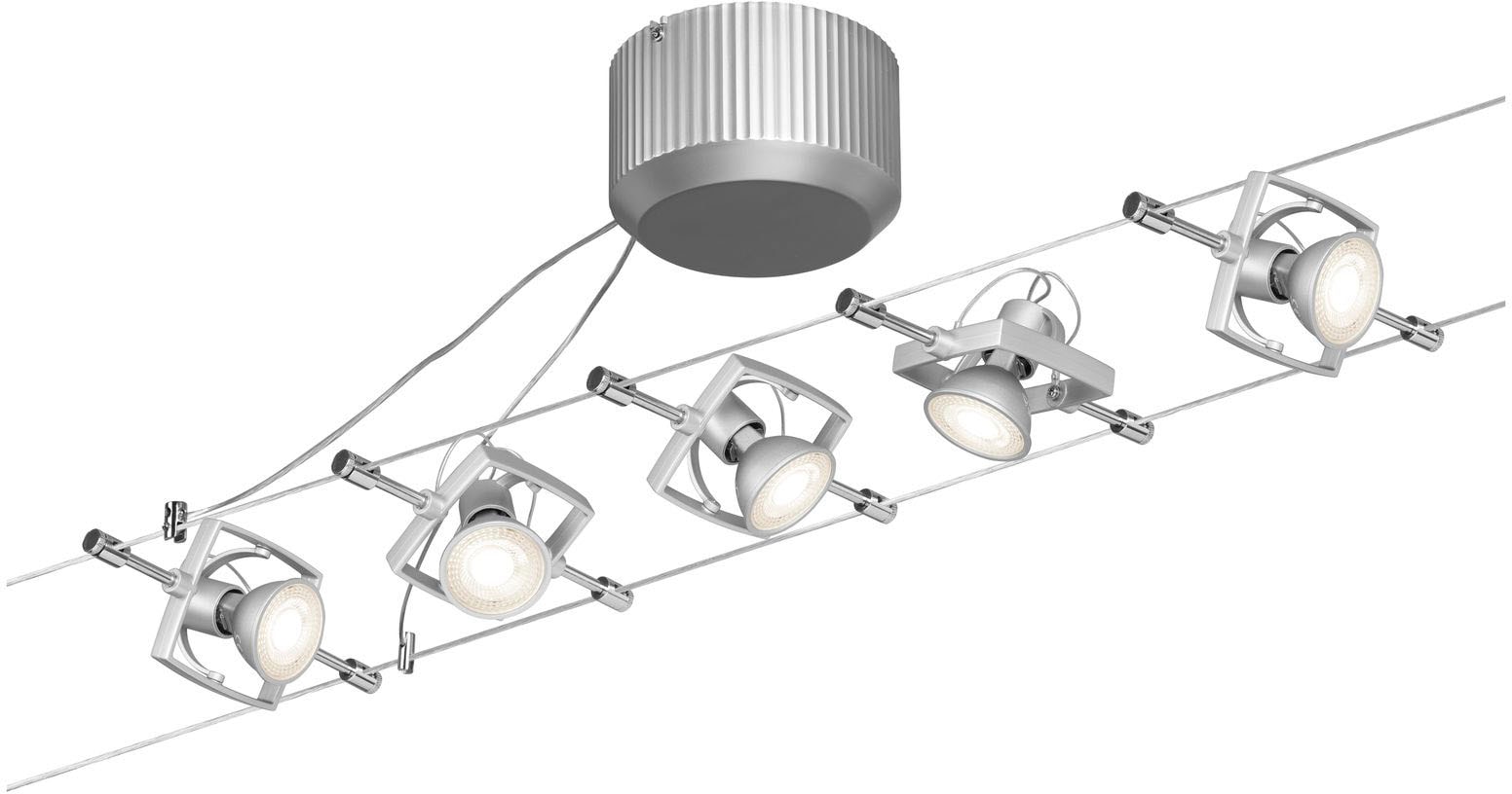 Paulmann LED Deckenleuchte »Mac II«, 5 flammig, Leuchtmittel GU 5,3   ohne günstig online kaufen