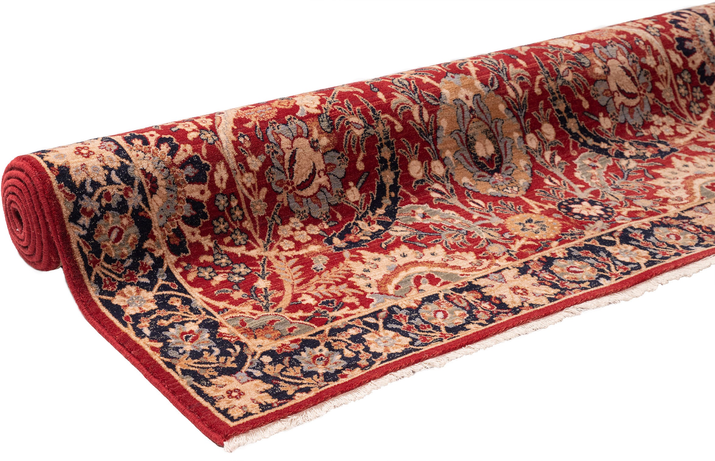 THEKO Wollteppich »Saharna 6650«, rechteckig, 10 mm Höhe, reine Wolle, Orient-Optik, mit Fransen
