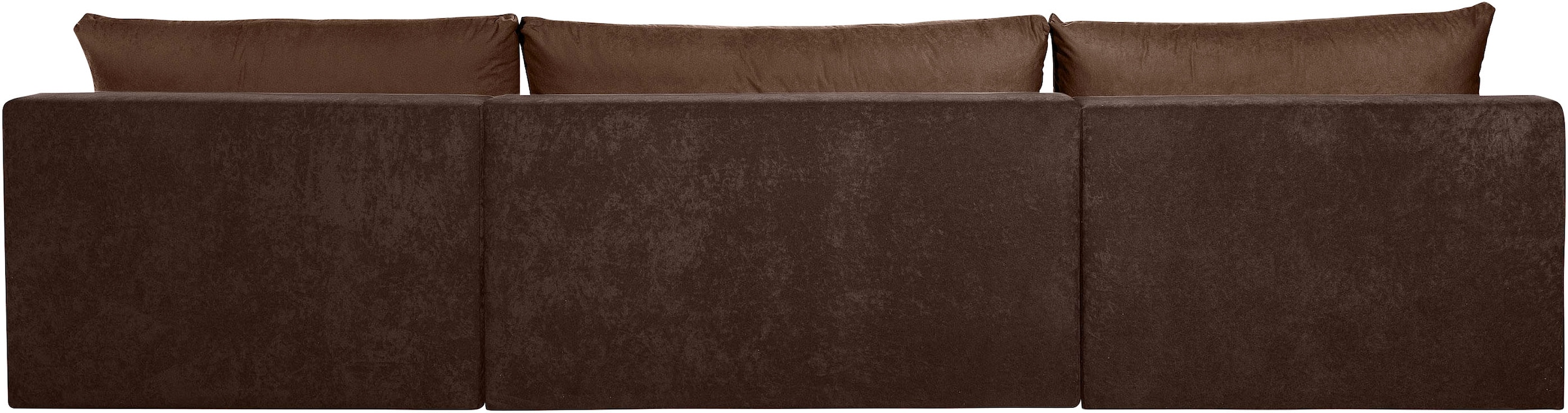COLLECTION AB Wohnlandschaft »Josy«, inkl. Bettfunktion, Bettkasten, mit 3 extra großen Rückenkissen