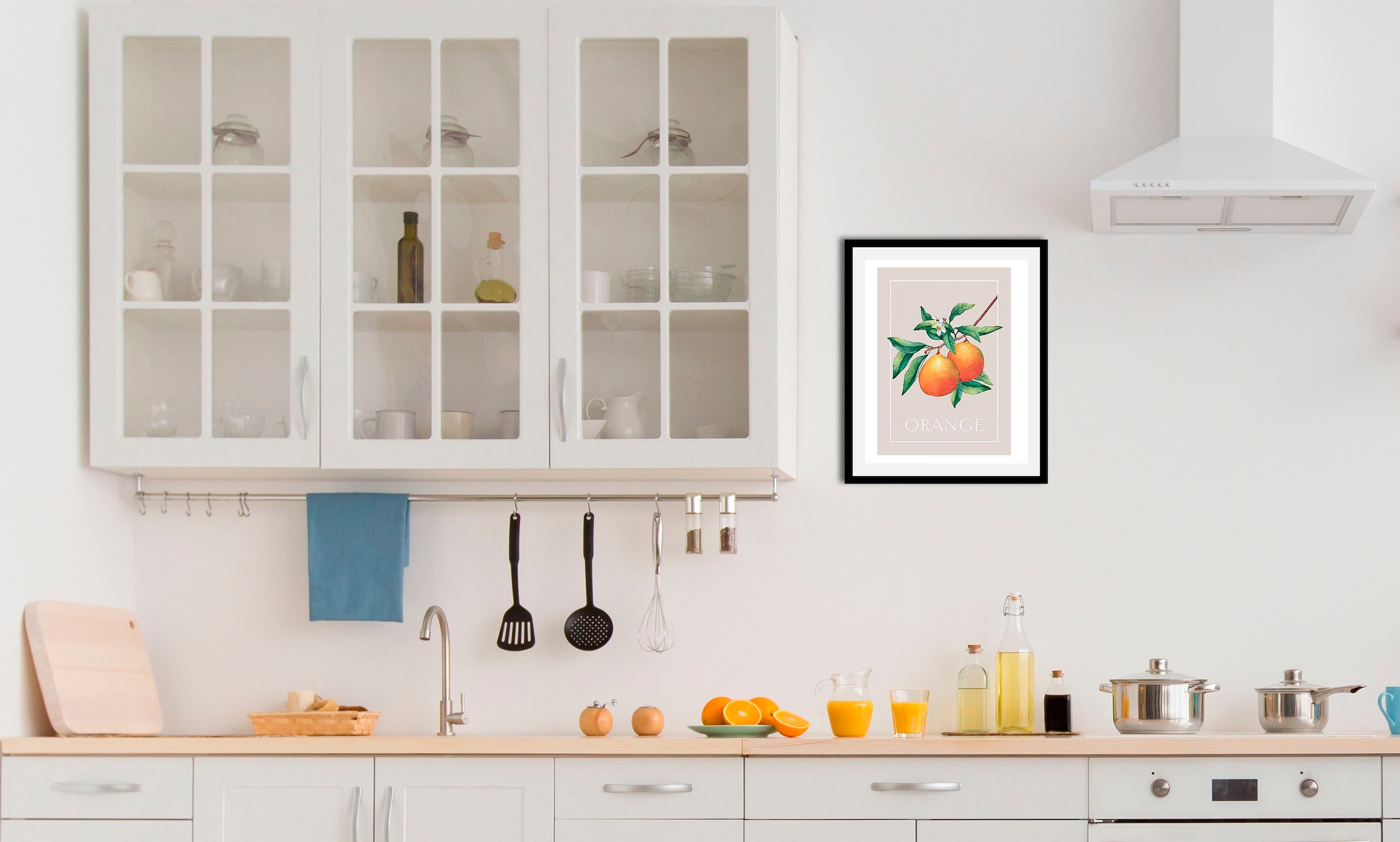 queence Bild »Orange« Kunst   Obst   Obst Bilder   Pflanzen   Pflanzenbilde günstig online kaufen