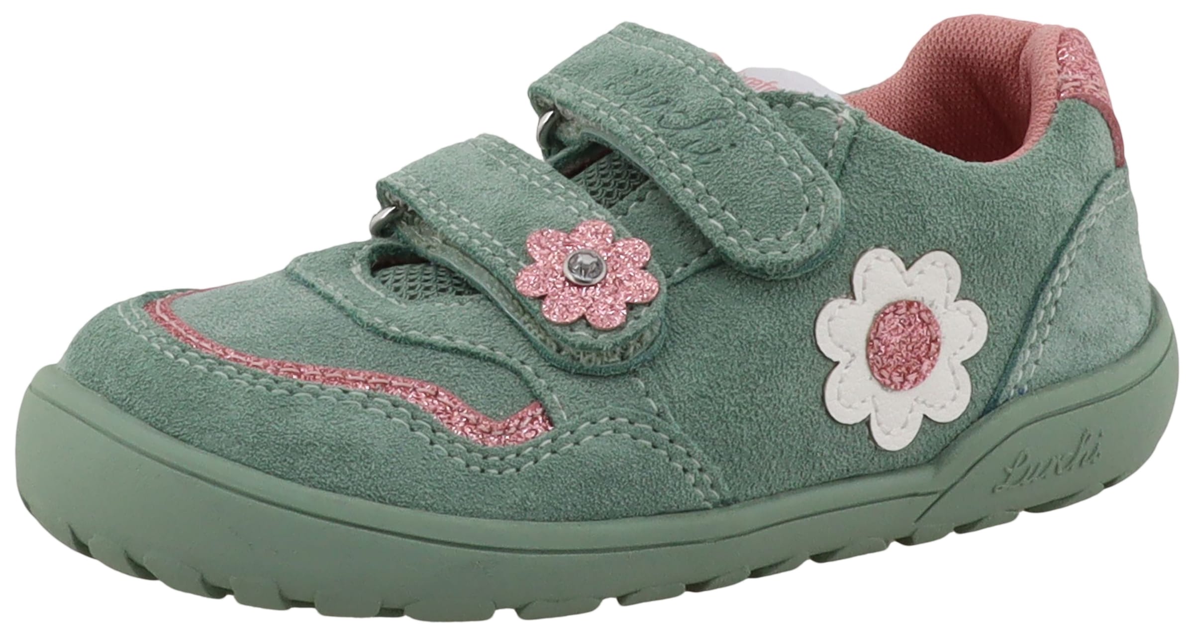 Lurchi Barfußschuh »Jola Barefoot«  , Halbschuh, Sneaker mit Blüten, Größenschablone zum Download