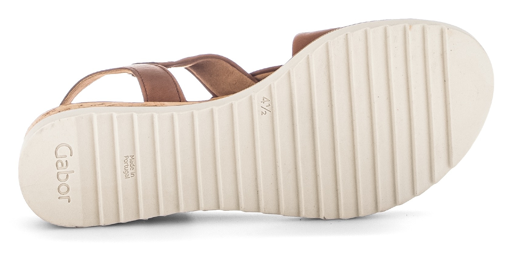 Gabor Sandalette »GENUA«  , Keilabsatz, Sommerschuh, Riemchensandale in Komfortweite G (=weit)