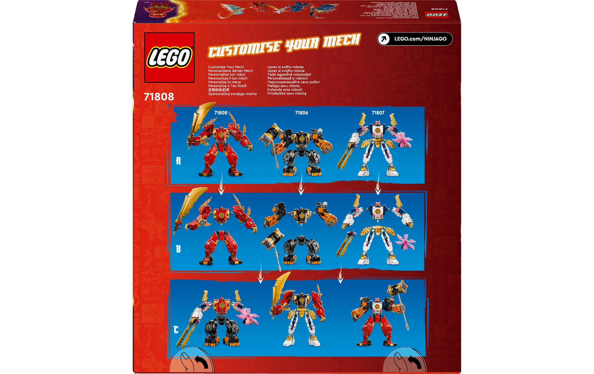 LEGO® Spielbausteine »Kais Feuermech 71808«