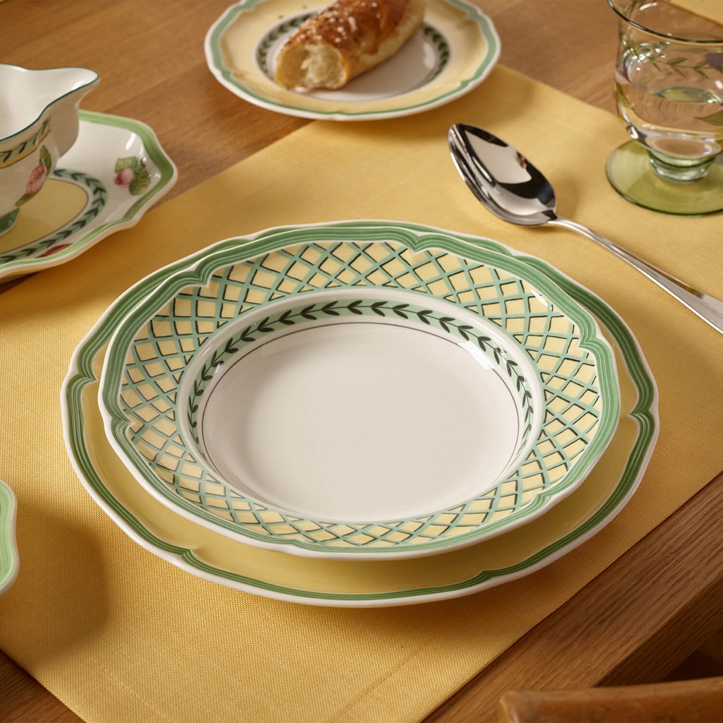 Villeroy & Boch Suppenteller »Suppenteller French Garden Orange ø 22,8 cm 6 günstig online kaufen