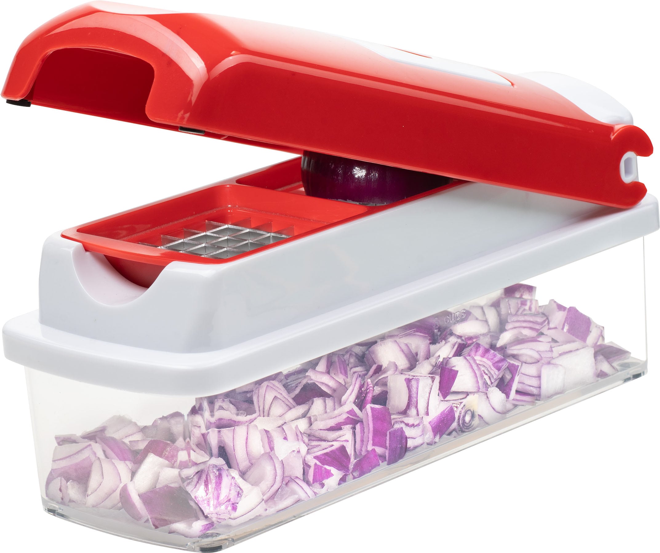 Genius Gemüseschneider »Nicer Dicer Smart, inkl. Julietti, Set 16-tlg.«, Würfel, Stifte, Scheiben, Streifen, Viertel und Gehobeltes!