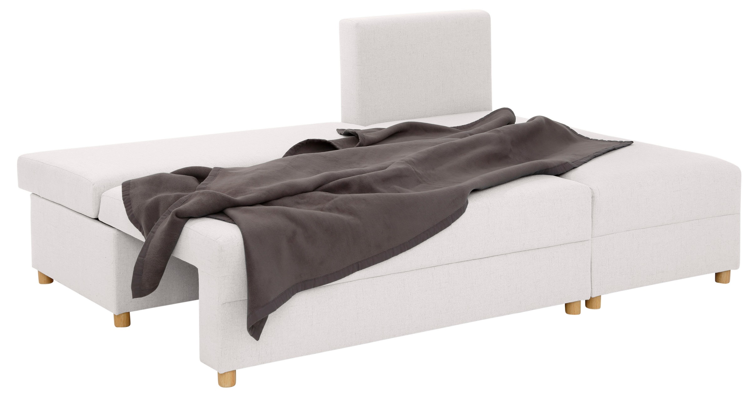 INOSIGN Ecksofa »Mick L-Form«, Longchair links/rechts montierbar, wahlweise mit Bettfunktion