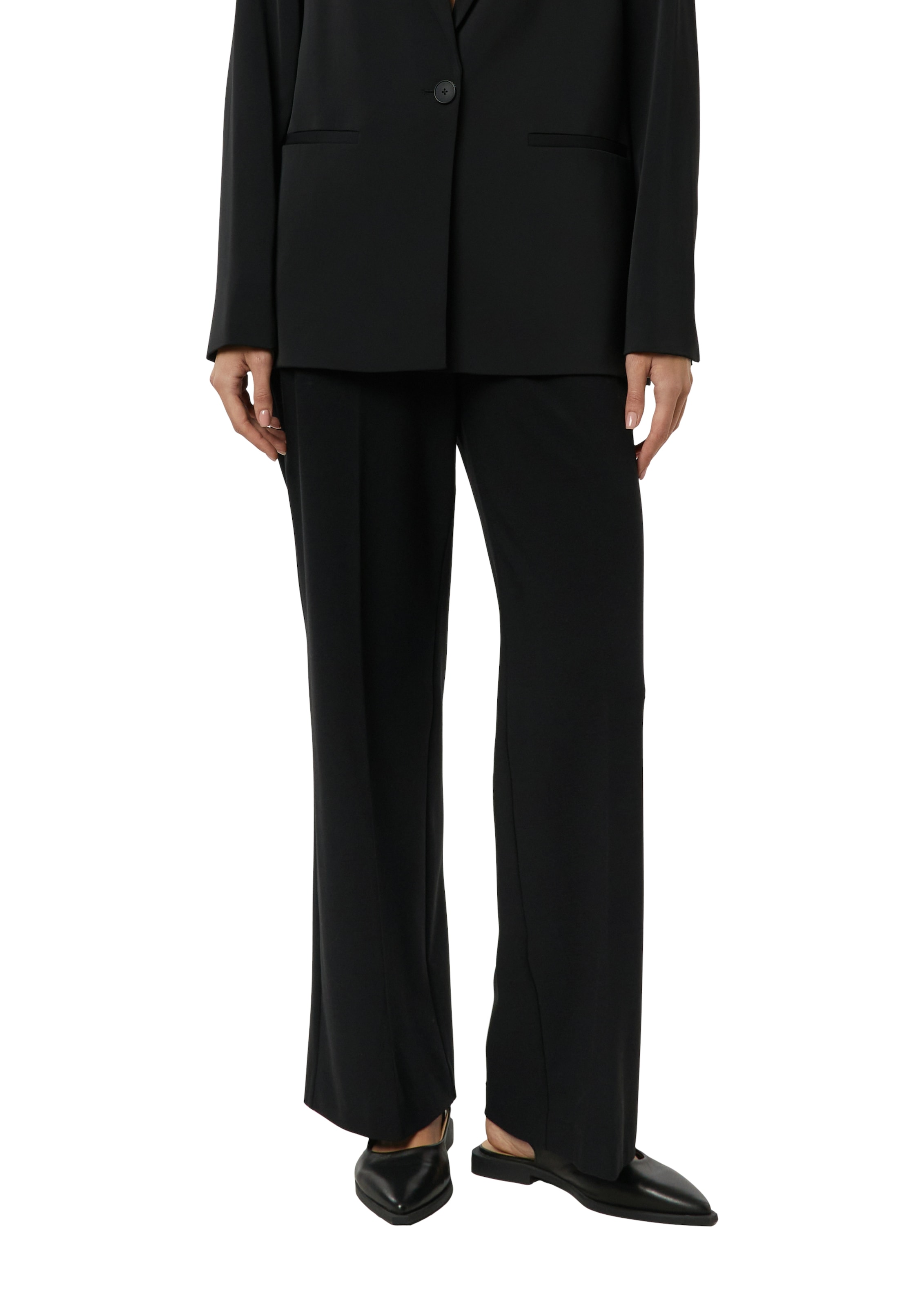 Comma Bundfaltenhose  mit Viskose und Stretch