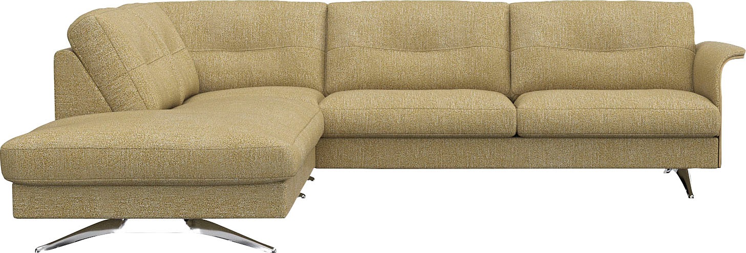 FLEXLUX Ecksofa »Glow«, Skandinavisches Design, In hochwertiger Verarbeitun günstig online kaufen