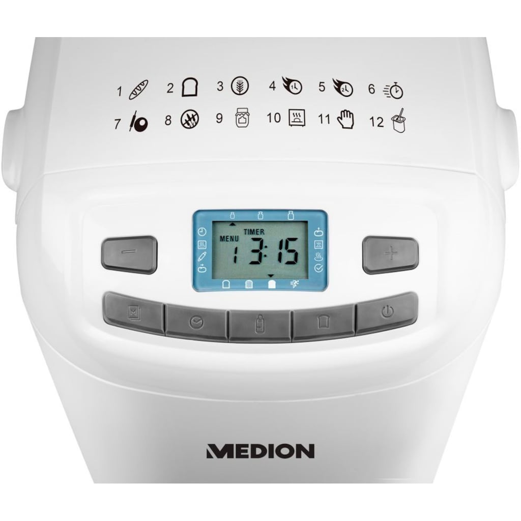 Medion® Brotbackautomat »MD 18636 / 50063510«, 12 Programme, 650 W