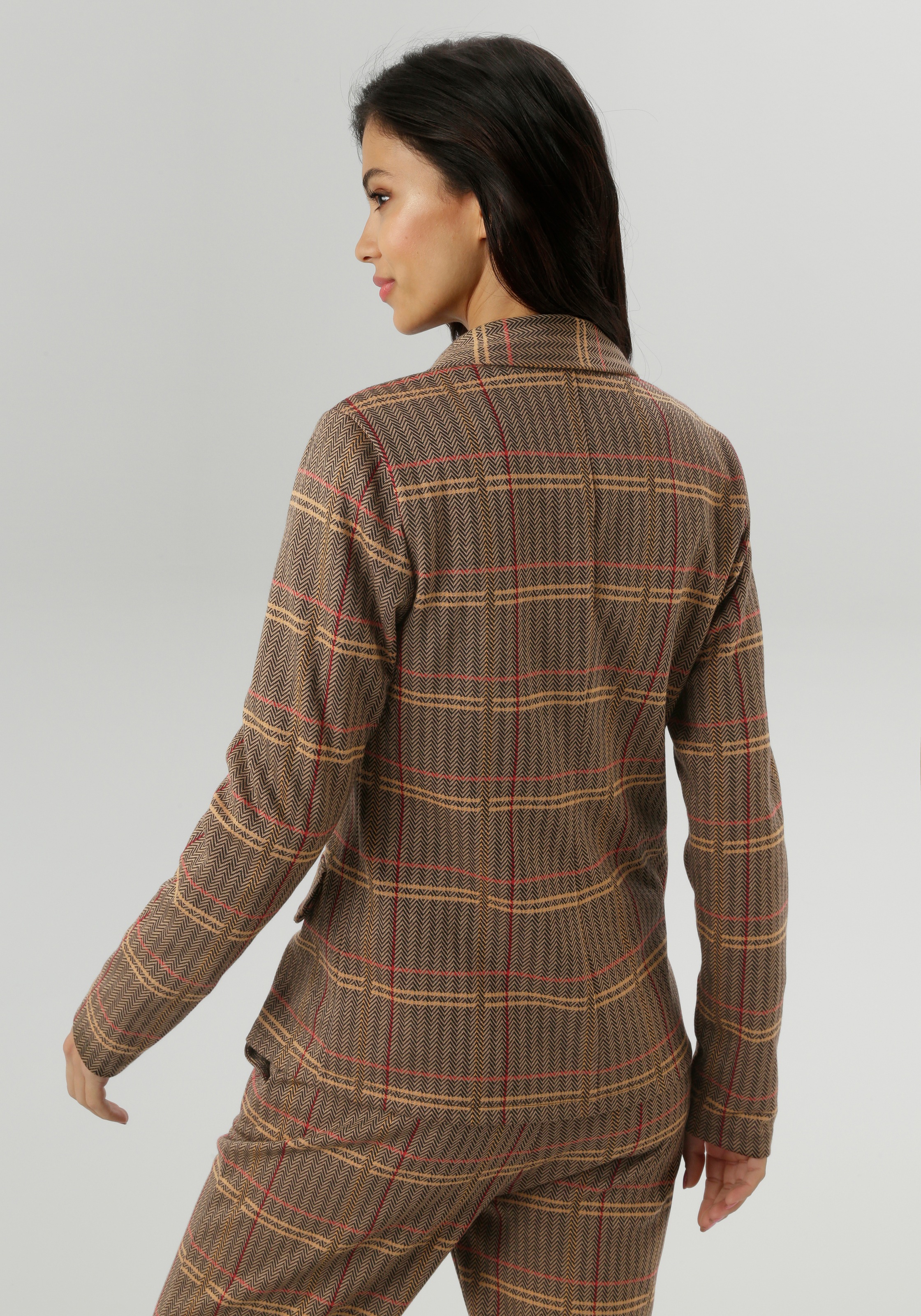 Aniston SELECTED Jerseyblazer, mit klassischem Hahnentritt- und Karomuster - NEUE KOLLEKTION