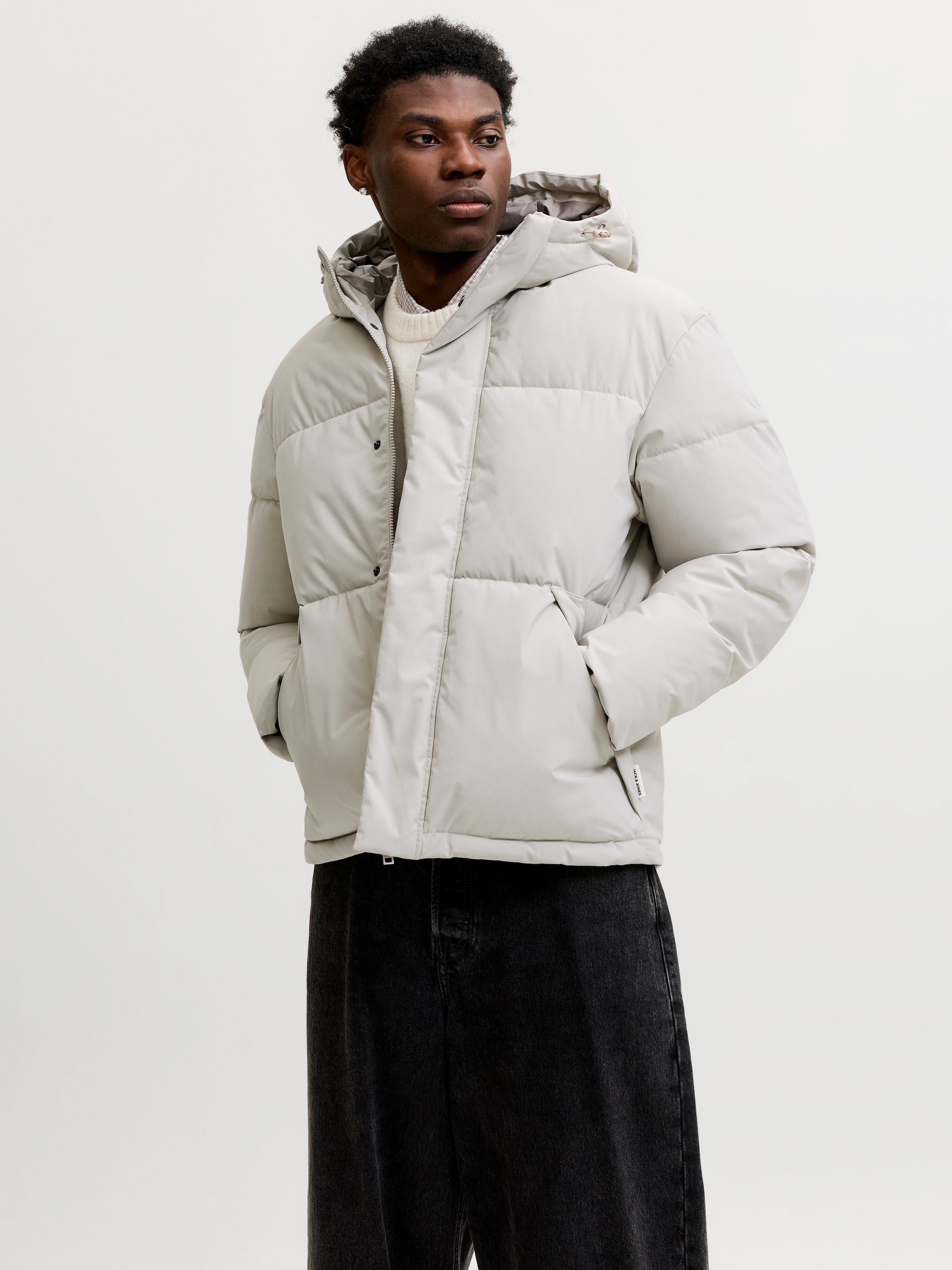 Jack & Jones Steppjacke »JJESOHO PUFFER HOOD AW26 SN« mit Kapuze Kunstfaser, regular fit