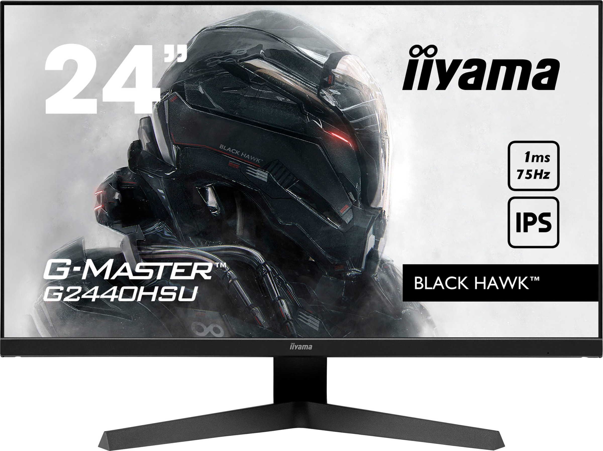 Iiyama Gaming-Monitor »G2440HSU-B1«, 61 cm/24 Zoll, 1920 x 1080 px, Full HD, 1 ms Reaktionszeit, 75 Hz