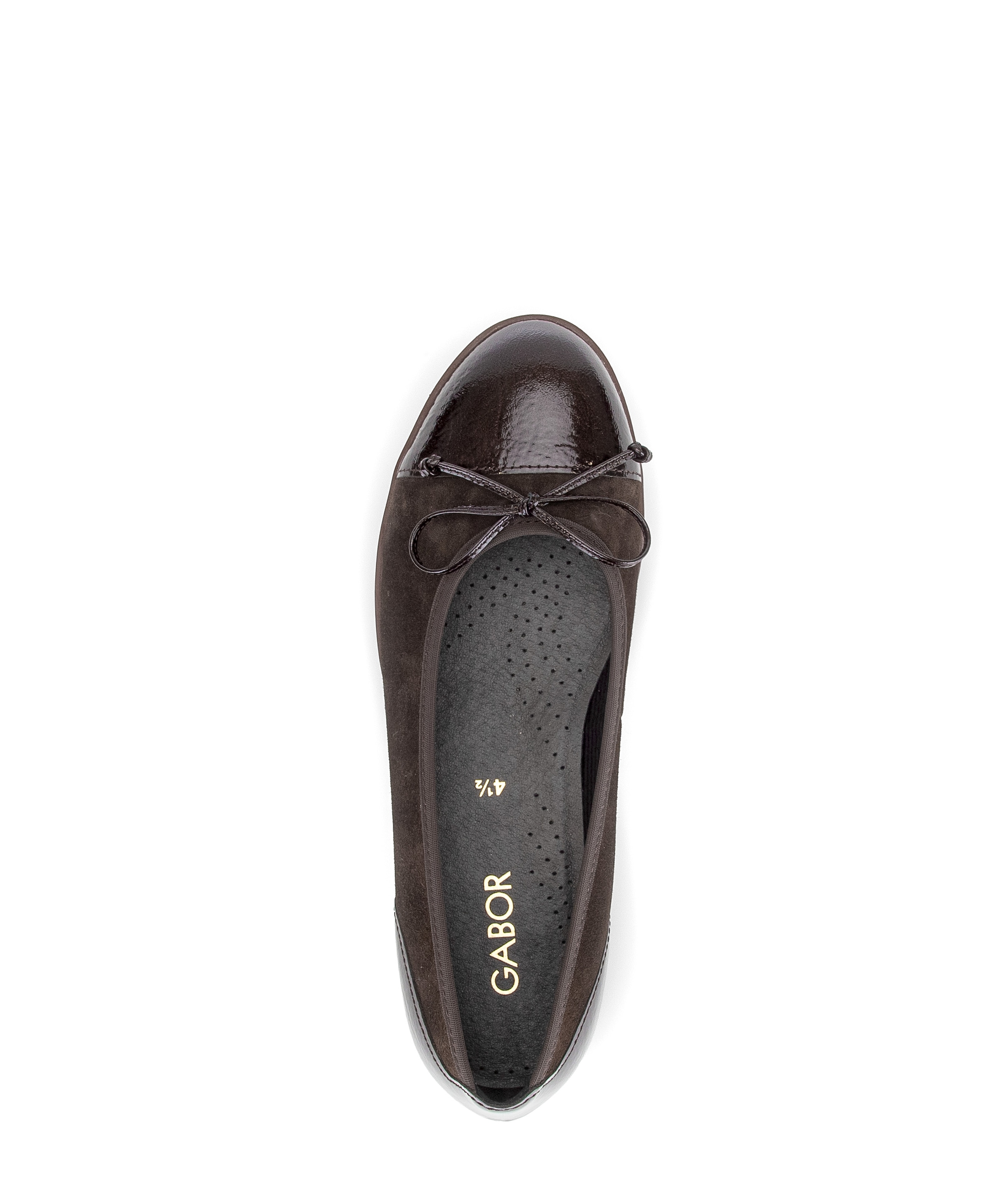 Gabor Ballerina  Blockabsatz, Businessmode, Schlüpfschuh mit Zierschleife
