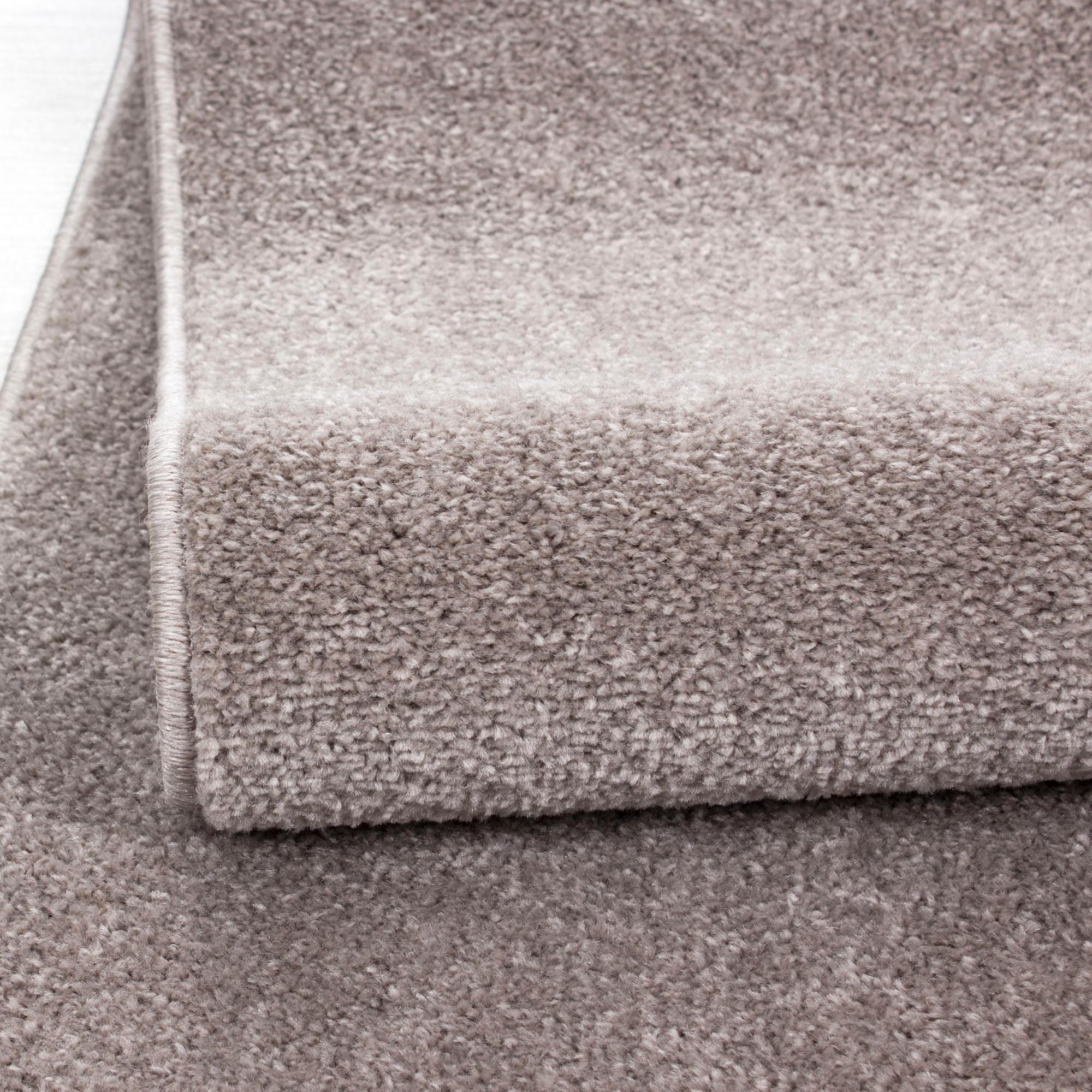 Ayyildiz Teppiche Teppich »ATA«, rechteckig, 10 mm Höhe, Kurzflor, uni, große Farbauswahl, robust, auch als Läufer und in rund