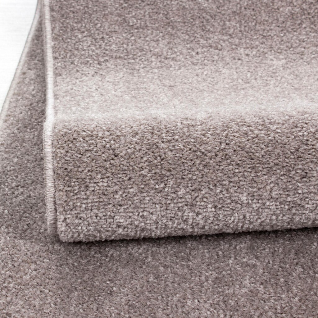 Ayyildiz Teppiche Teppich »ATA«, rechteckig, 10 mm Höhe, ideal für Wohnzimmer & Schlafzimmer, Kurzflorteppich, uni, große Farbauswahl, robust und strapazierfähig