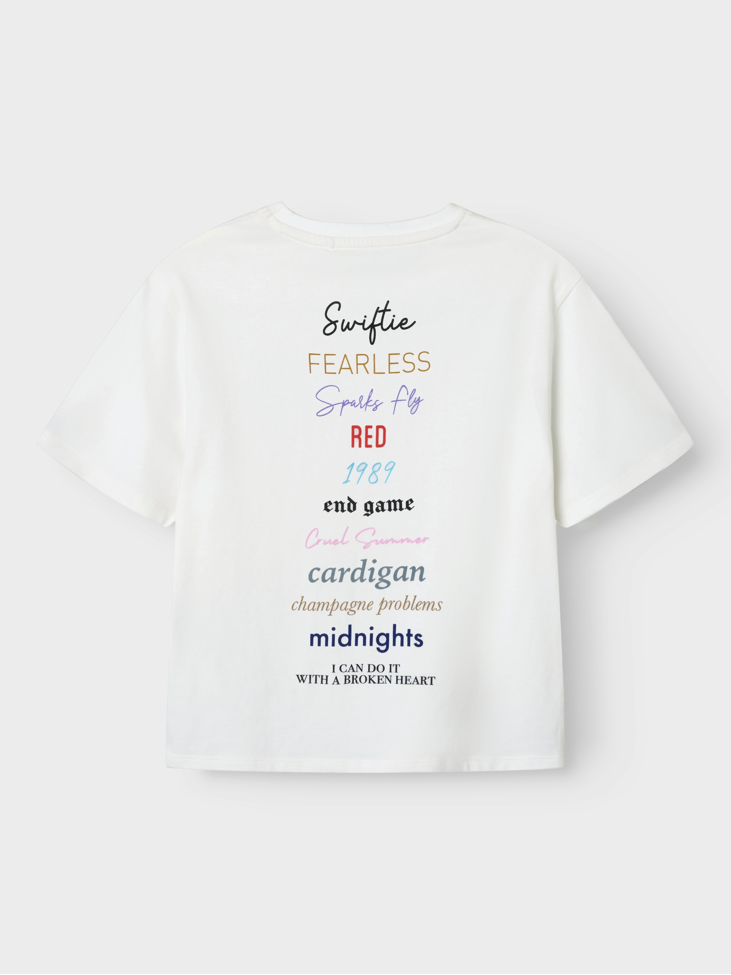 Name It T-Shirt »NKFFERN TSWIFT SS NREG TOP SKY«, CELEBRITY ICONS mit Taylor Swift Frontdruck