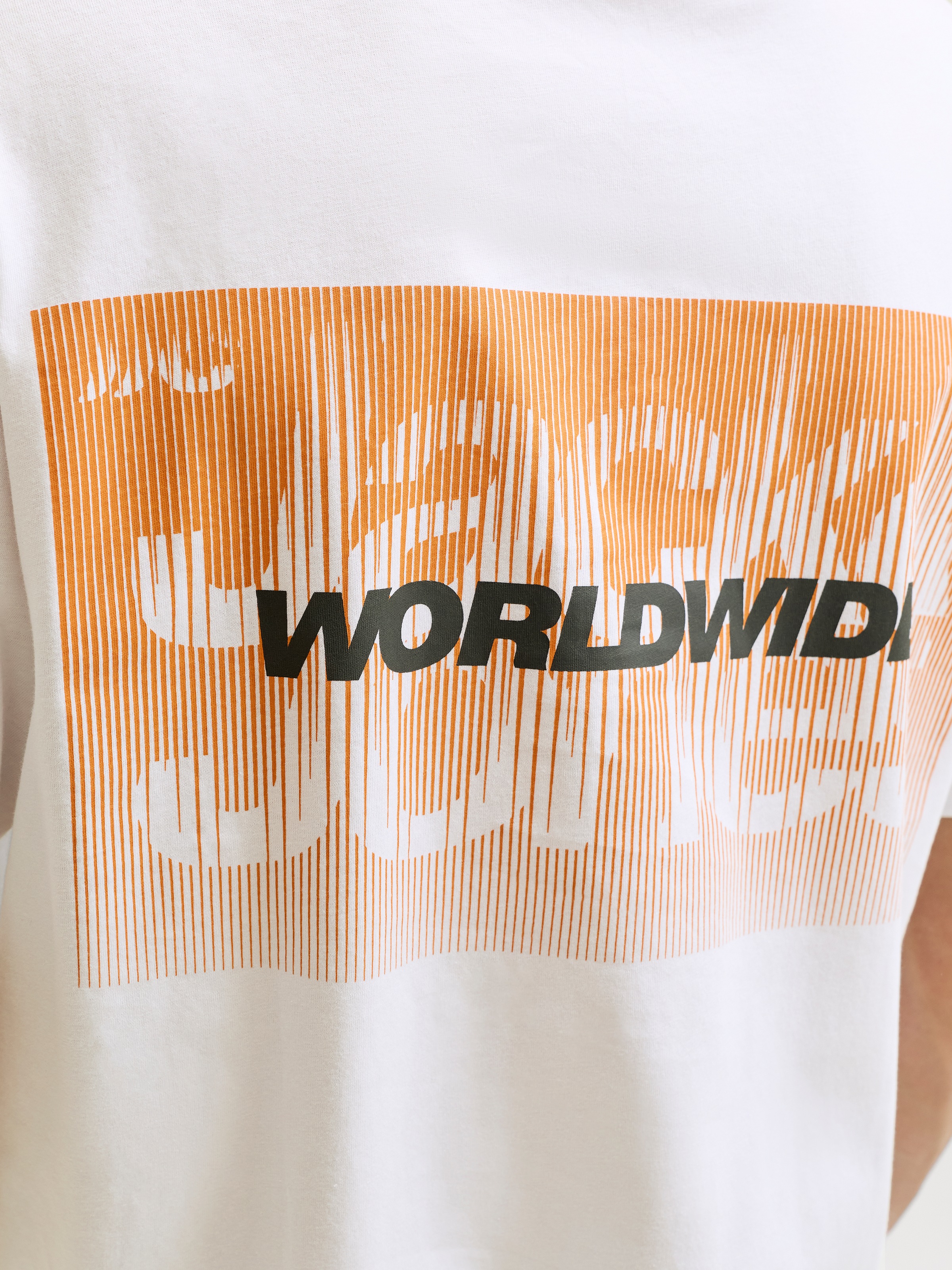 Jack & Jones T-Shirt »JCOECHO GRAPHIC BACK PRINT SS TEE CN FST« Baumwolle, regular fit
