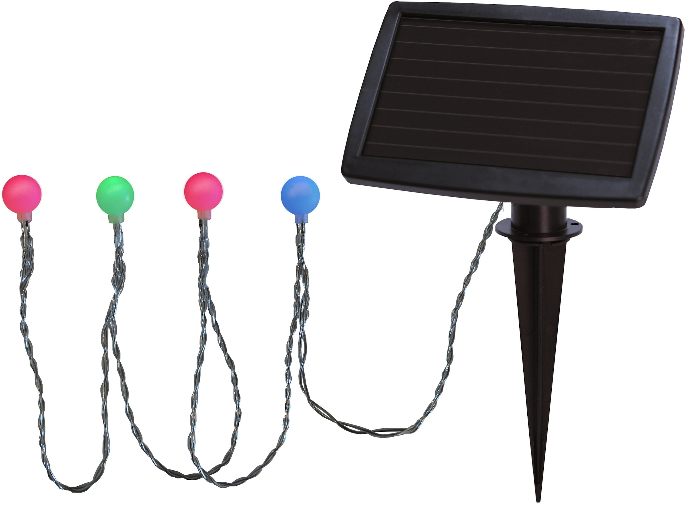 Parforce Traditional Hunting LED-Lichterkette »Globini« 20 Stk.-flammig mit Wintersolarpanel, inkl. Akku,
outdoor, Vierfarb-Karton