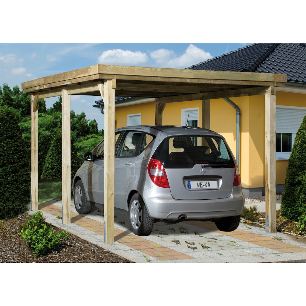 weka Einzelcarport »Optima 1«, Holz, 270 cm, braun