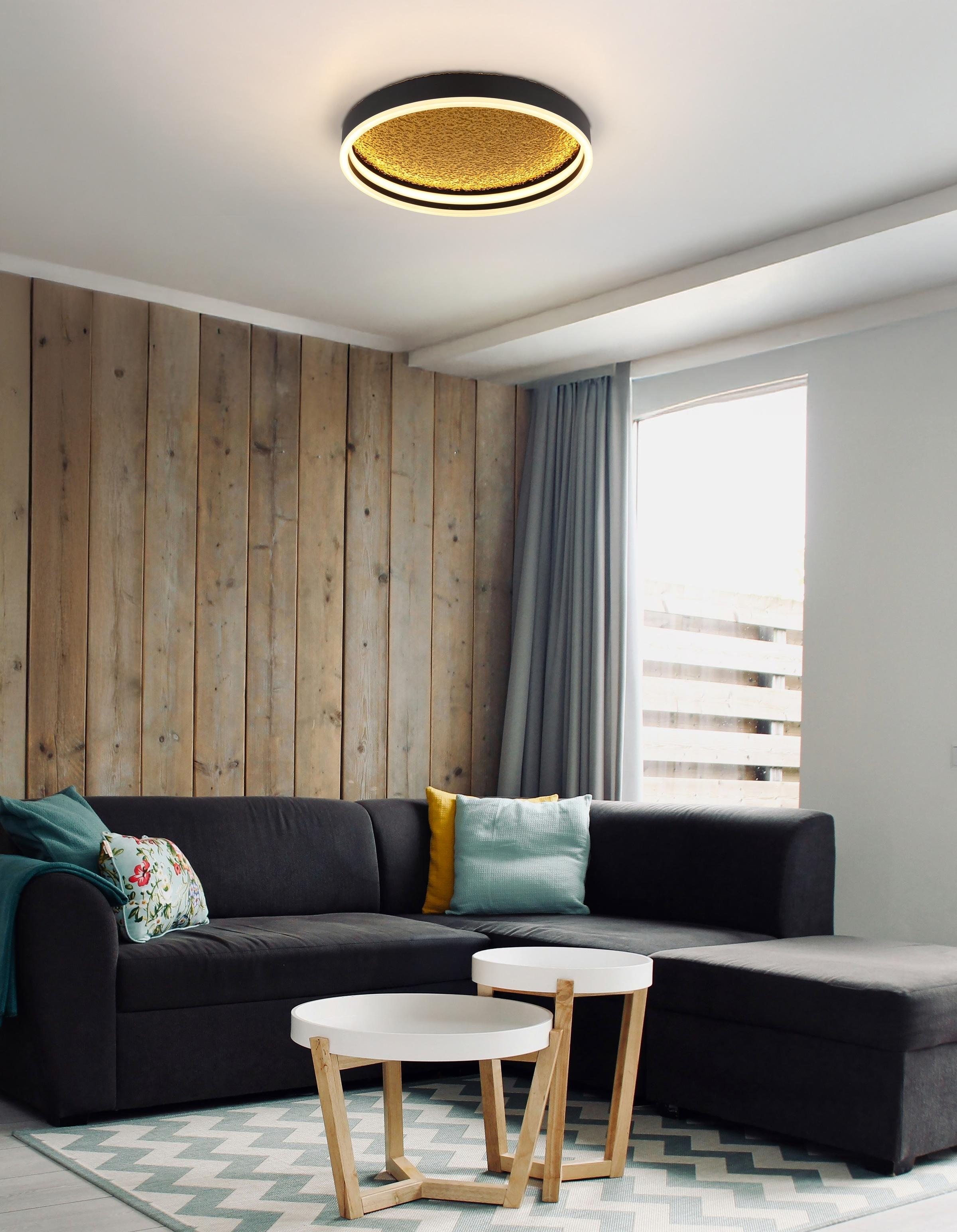 GLOBO LIGHTING Deckenleuchte »HEDI« LED-Modul 1 Stk. Warmweiß Deckenlampe W günstig online kaufen