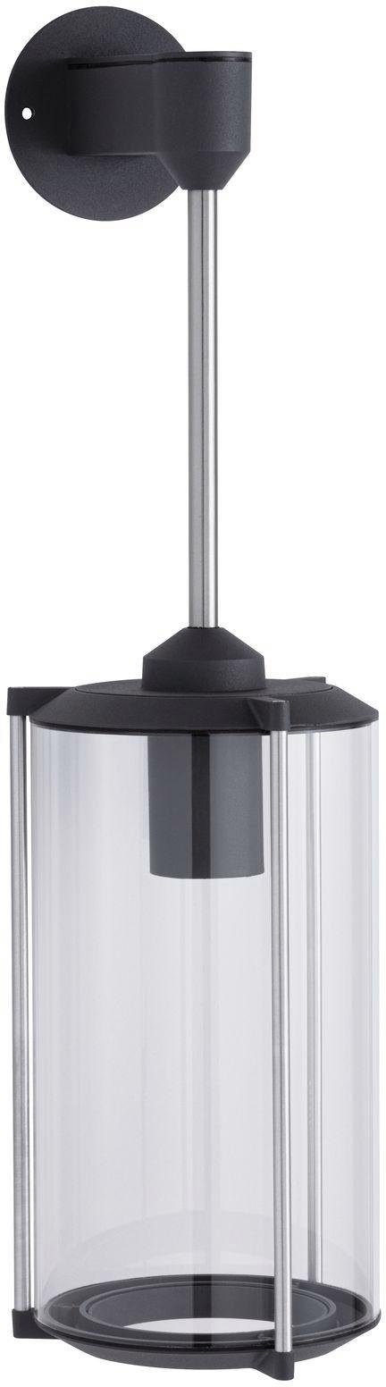 PAULMANN Außen-Wandleuchte »Outdoor House« E27 1 Stk. E27 grau/transparent