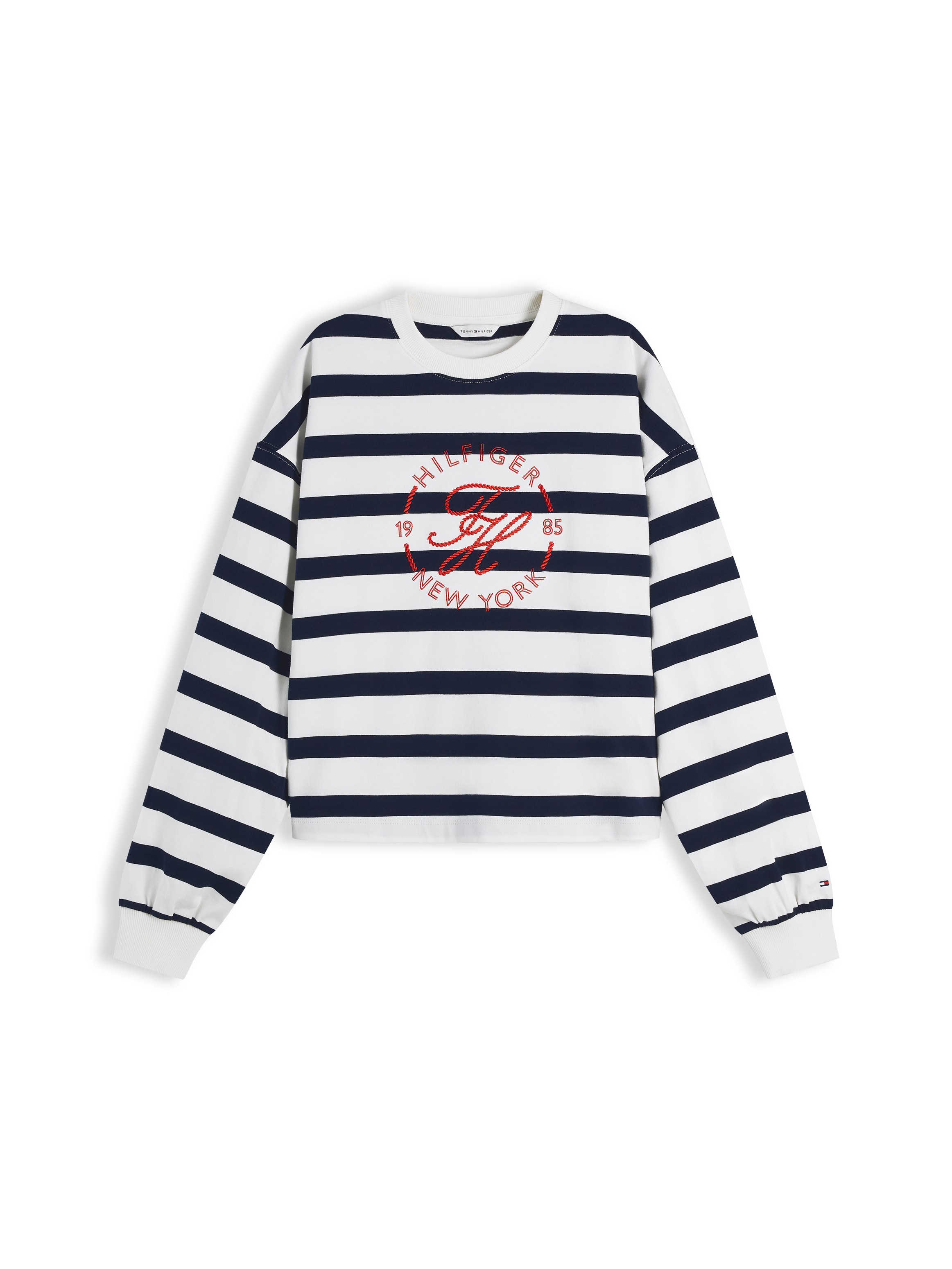 Tommy Hilfiger Sweatshirt »TH Relaxed Fit Rundhals-Sweatshirt«, Baumwolle, relaxed fit

