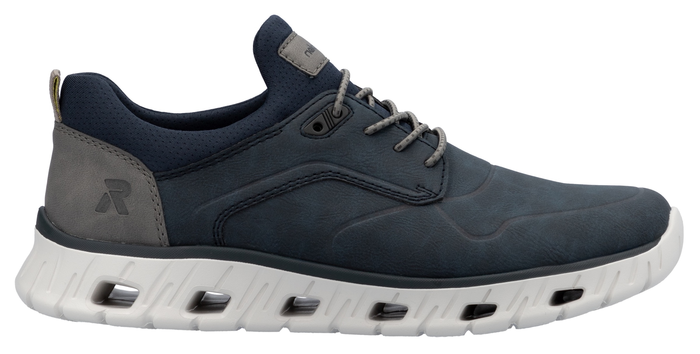 RIEKER Sport Slip-On Sneaker, Freizeitschuh, Halbschuh, Schlupfschuh mit modischer Laufsohle
