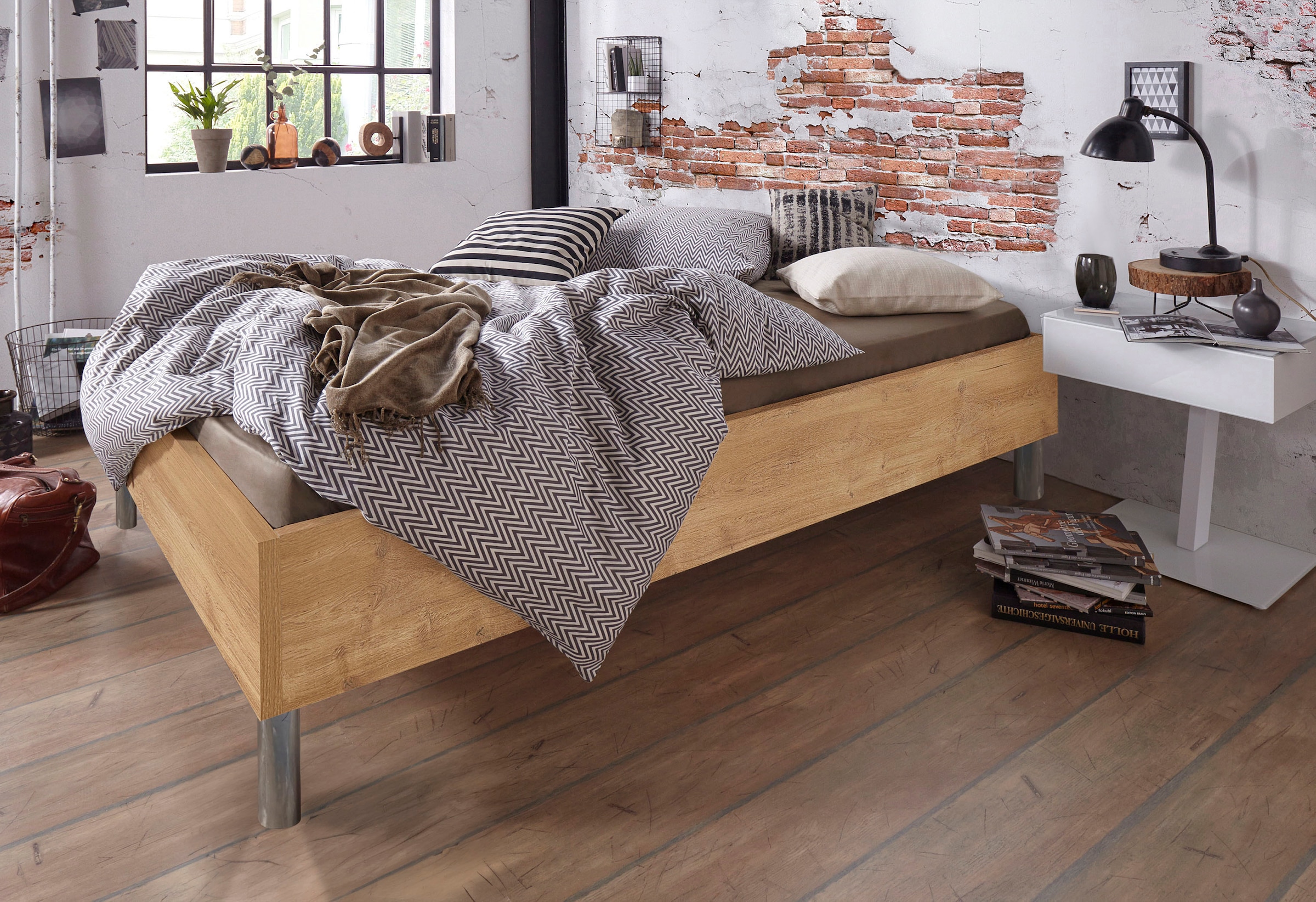 2. Bild von Wimex Bett »Level by fresh to go Gästebett«, ohne Kopfteil, ideal unter Dachschrägen oder Fenster, Metallfüße