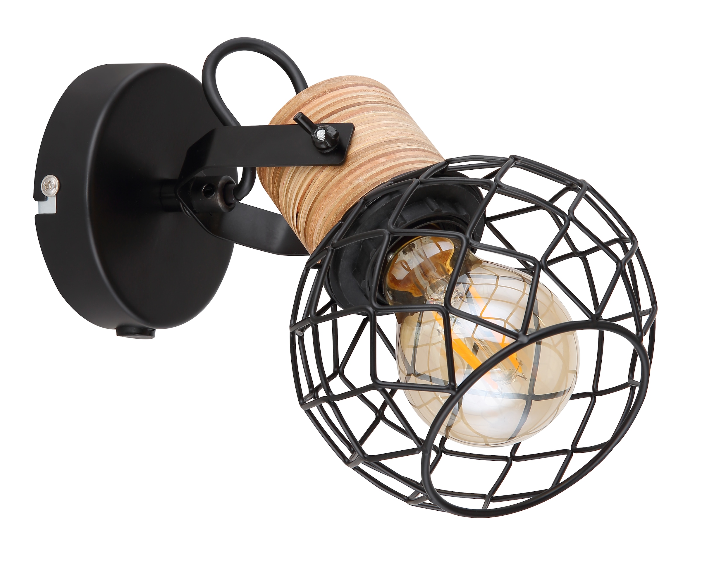 GLOBO LIGHTING Deckenstrahler »LACKY« E27 1 Stk. Spot Deckenspot Flur Schlafzimmer Wohnzimmer