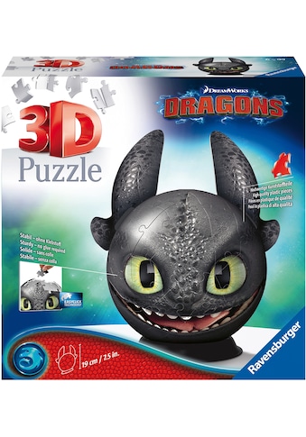Puzzleball »Dragons 3 - Ohnezahn mit Ohren«
