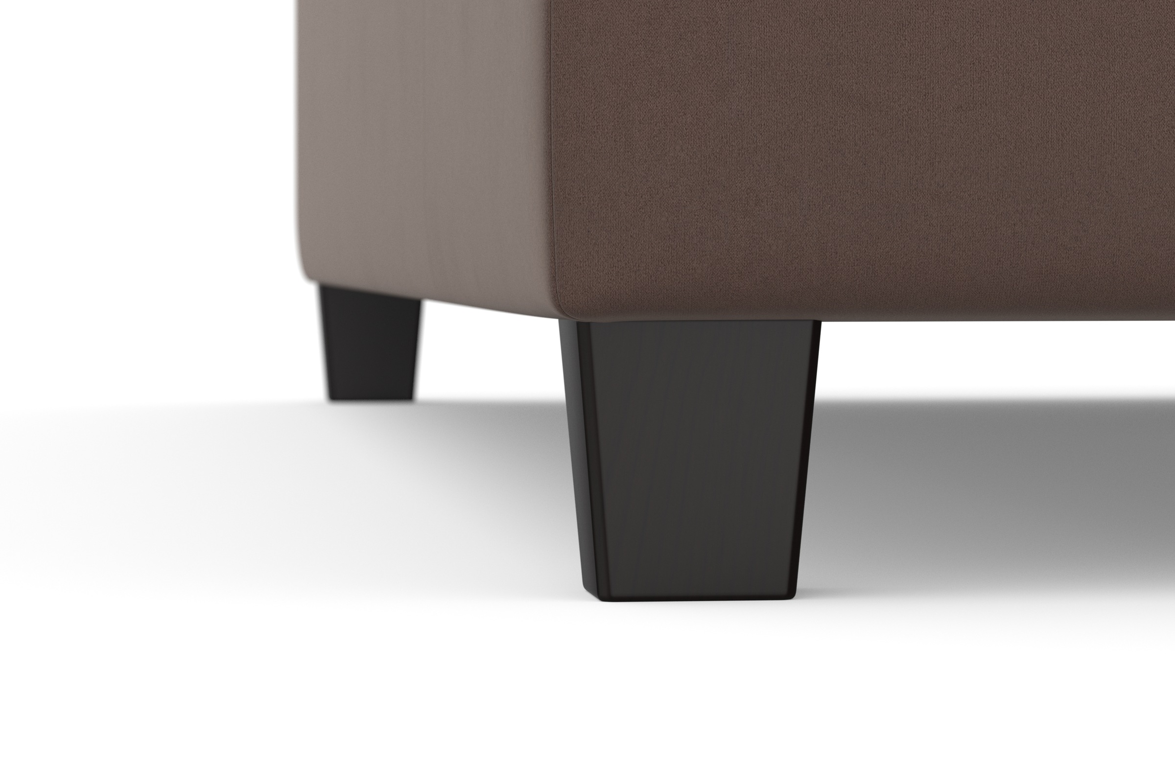 DOMO collection Ecksofa »Florentina zeitlos und elegant, Sitznähte als Designelement, L-Form«, wahlweise mit Bettfunktion, mit Kontrastnaht, Komfortsitzhöhe 47cm