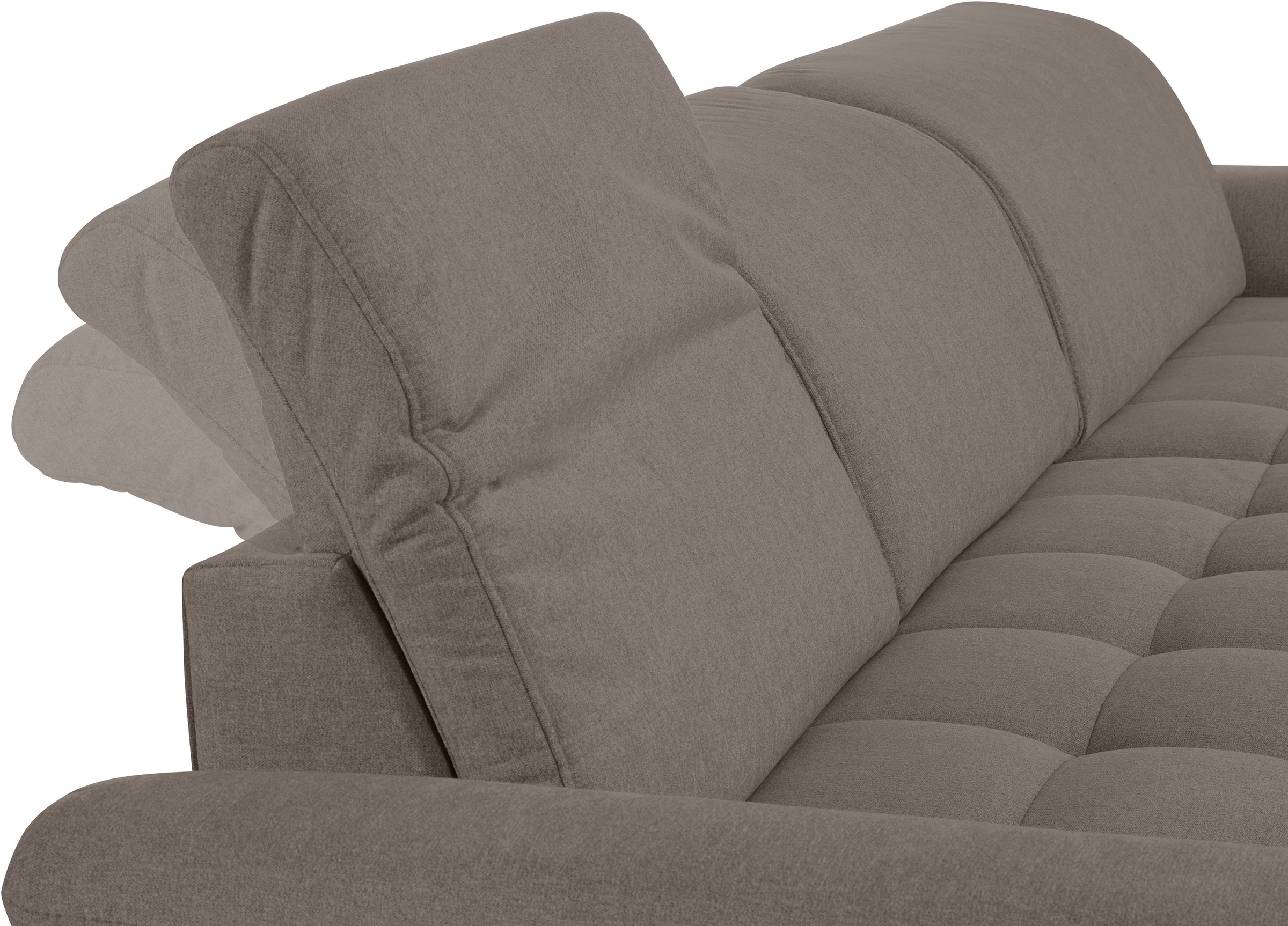 INOSIGN Ecksofa »Fresh L-Form«, Federkern, wahlweise Kopfteilverstellung und motorischer Vorziehsitz