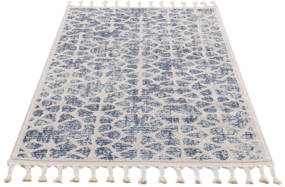 Carpet City Teppich »Art 1271«, rechteckig, 7 mm Höhe, Läufer, Kurzflor, Skandi-Muster, ideal für Wohnzimmer & Schlafzimmer
