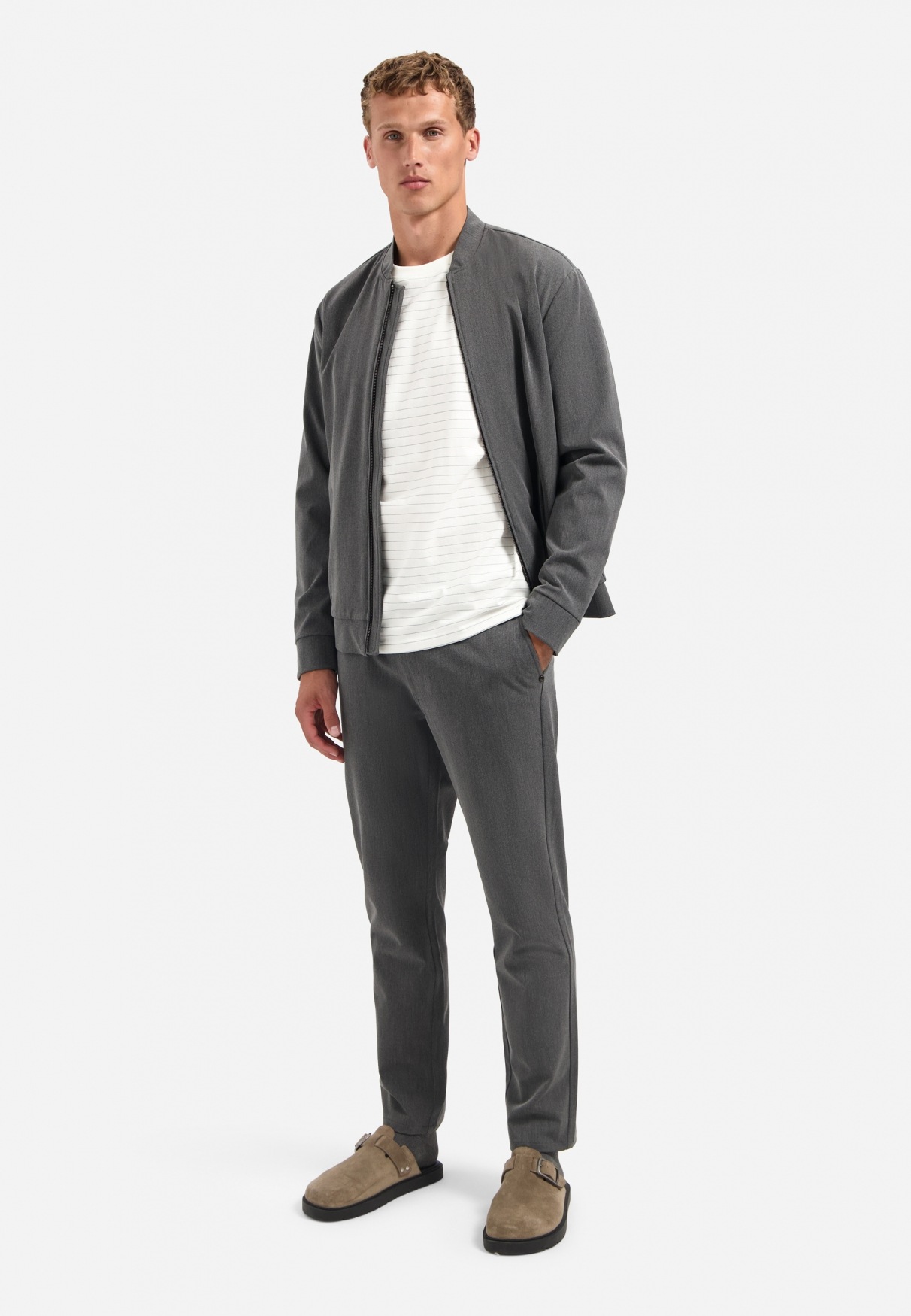 NO EXCESS T-Shirt »No Excess Gestreiftes T-Shirt«