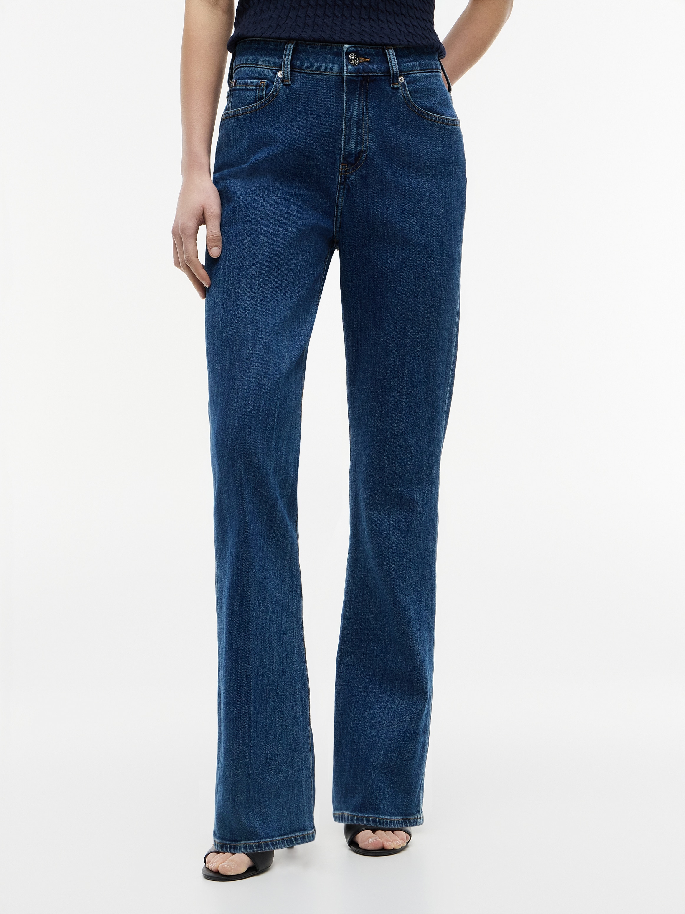 Tommy Hilfiger Bootcut-Jeans »BOOTCUT RIAN RW« Baumwollmischung, Stretch, ausgestellte Beinform