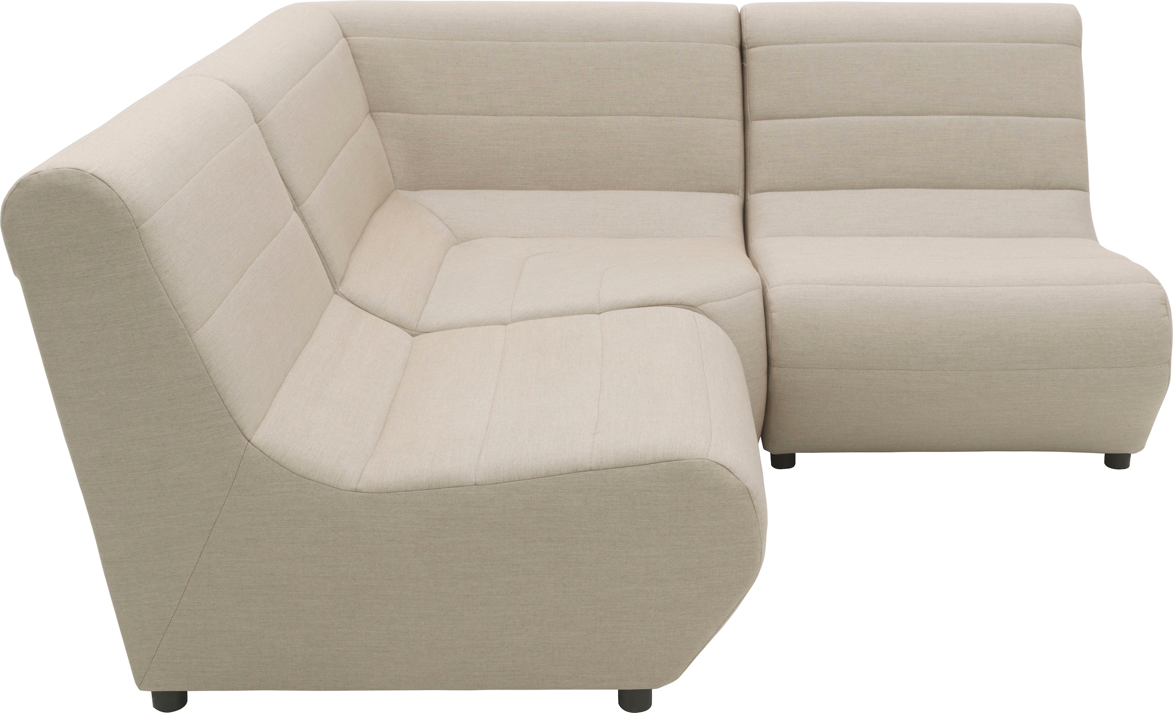 DOMO collection Ecksofa »Soleil, pflegeleichter und wetterfester Bezug«, Outdoor, besonderes Design und Formgebung, individuell erweiterbar