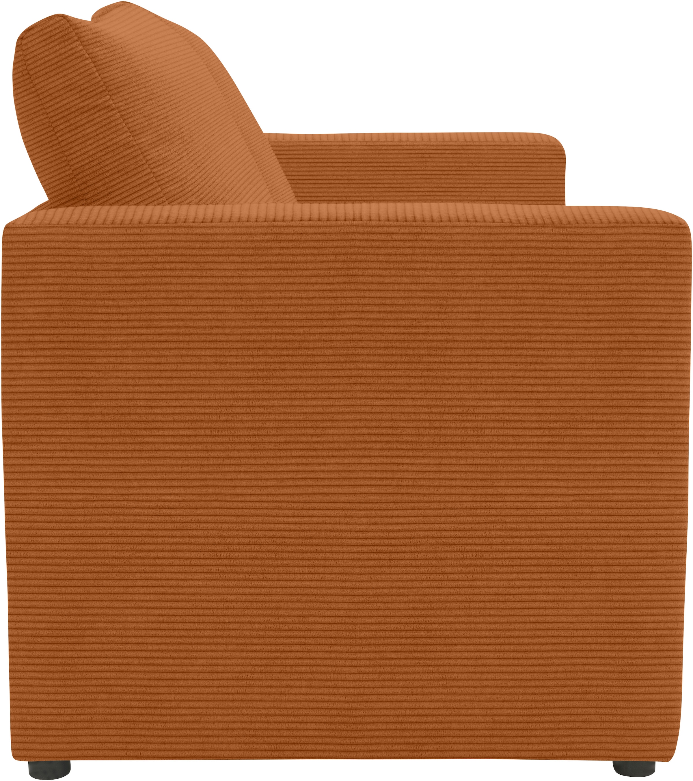 DOMO collection 2-Sitzer »800015 B/T/H: 178/80/90 cm«, Sitzfläche mit Federkern, inkl. 2 Rückenkissen