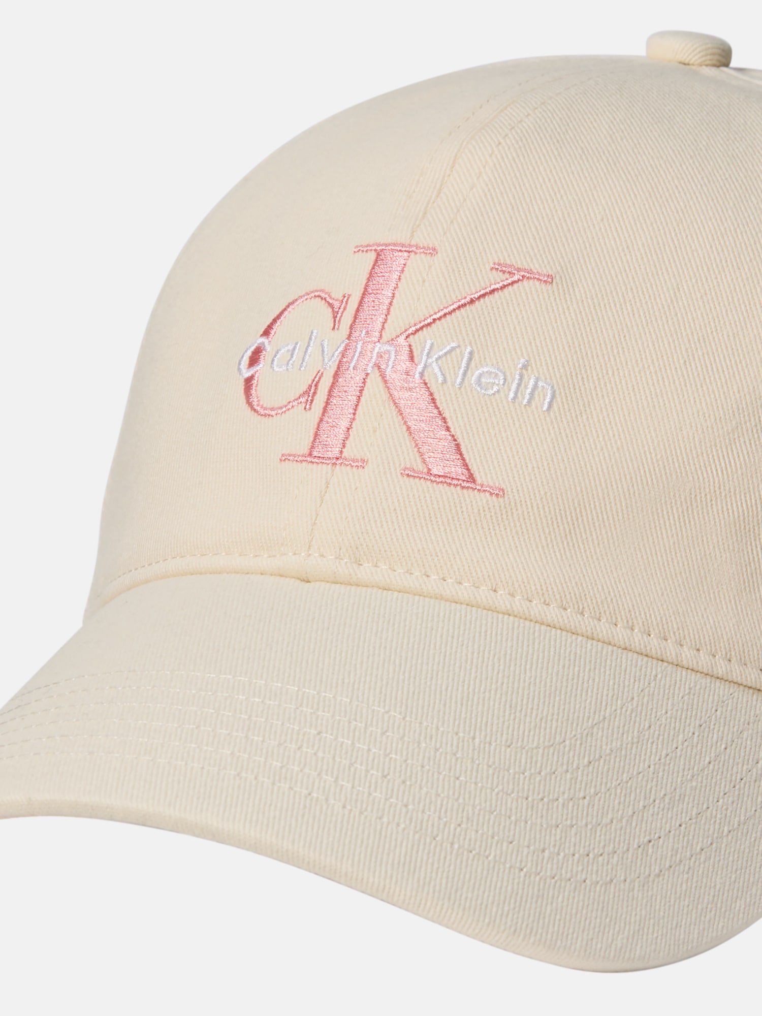 Calvin Klein Jeans Baseball Cap »MONOLOGO EMBROIDERY BASEBALL HAT«, Mit festem Schirm